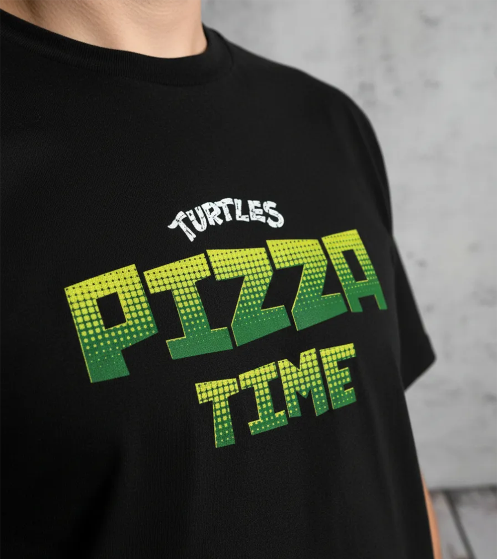 Polera Pizza Tortuga Urbana