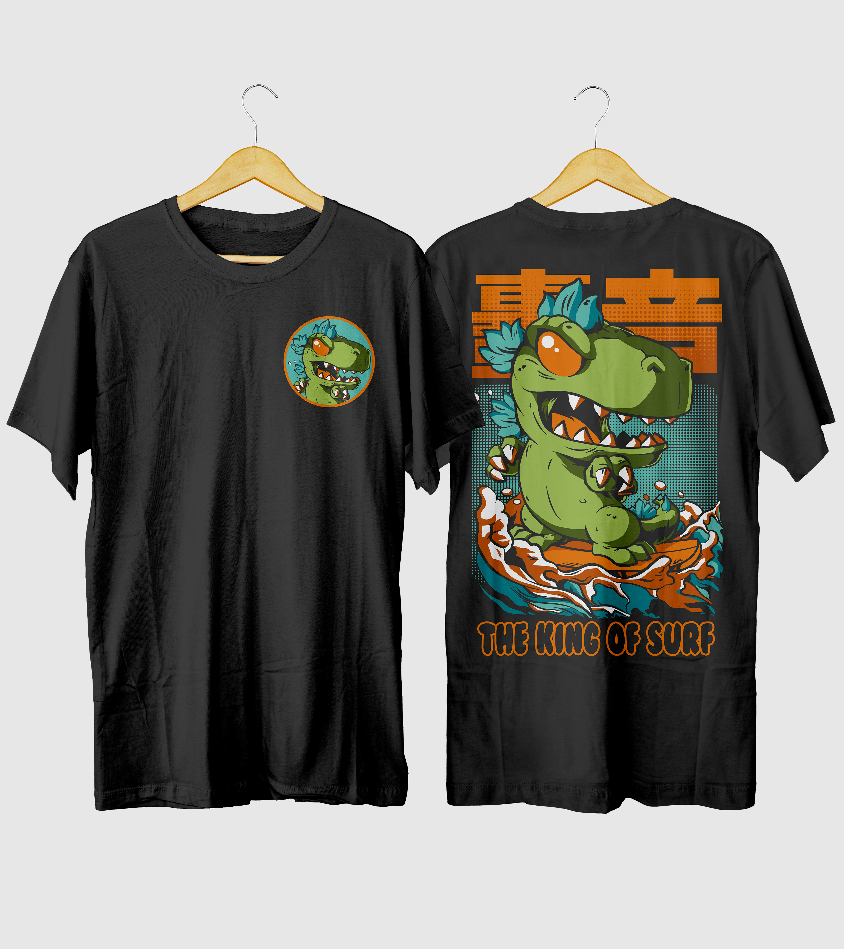 Polera Reptar The King Of Surf