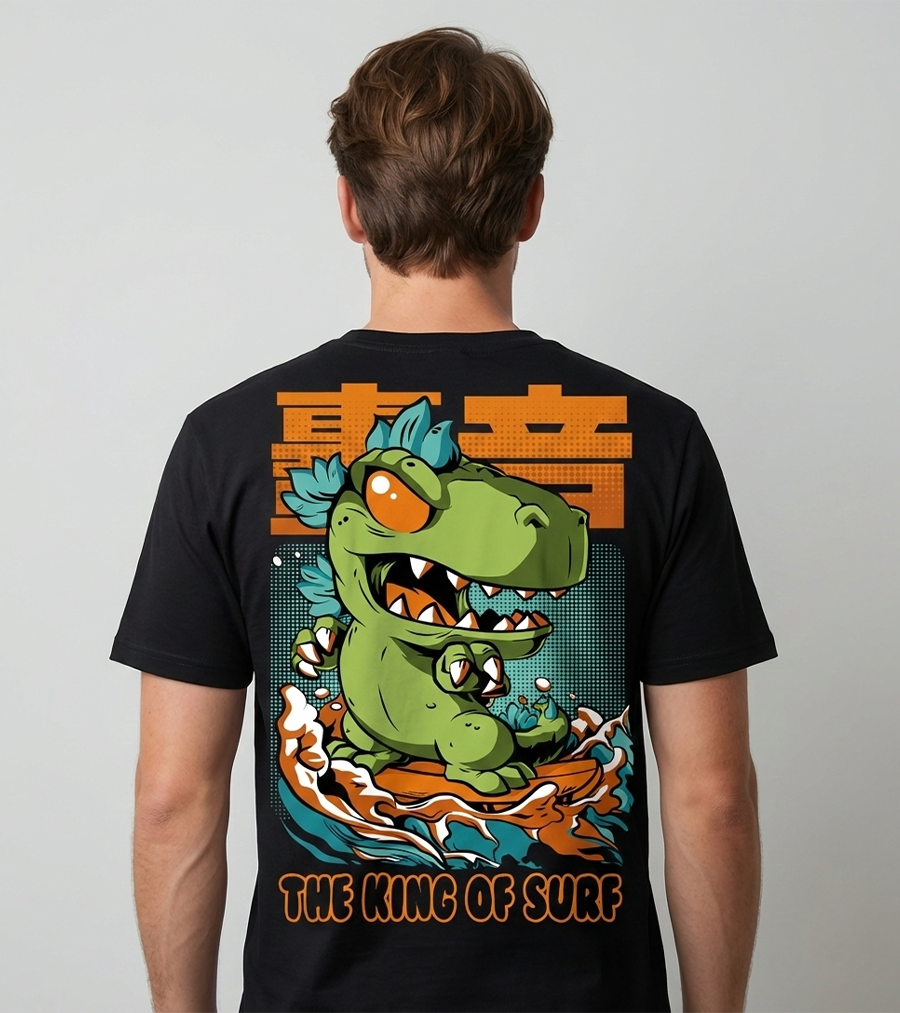 Polera Reptar The King Of Surf