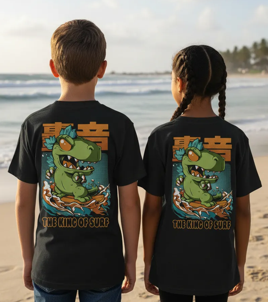 Polera Reptar The King Of Surf