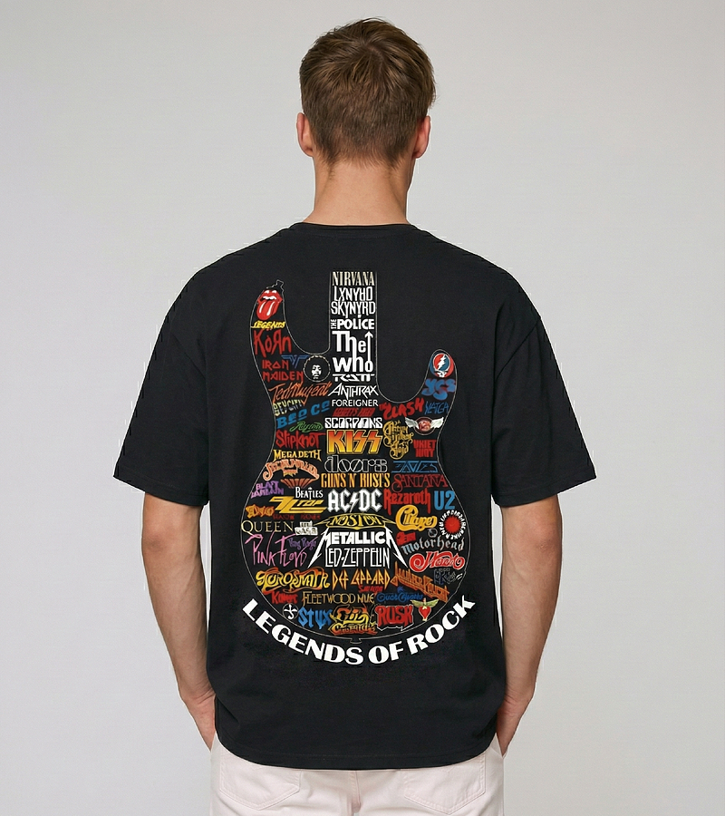 Polera Leyendas Del Rock