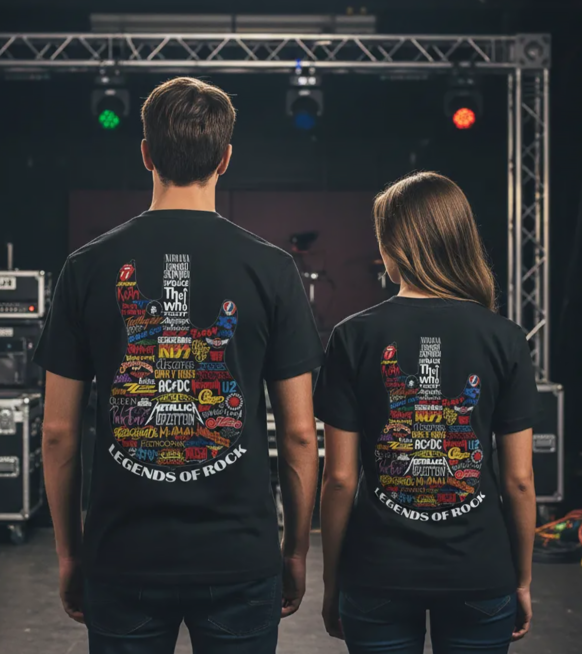 Polera Leyendas Del Rock