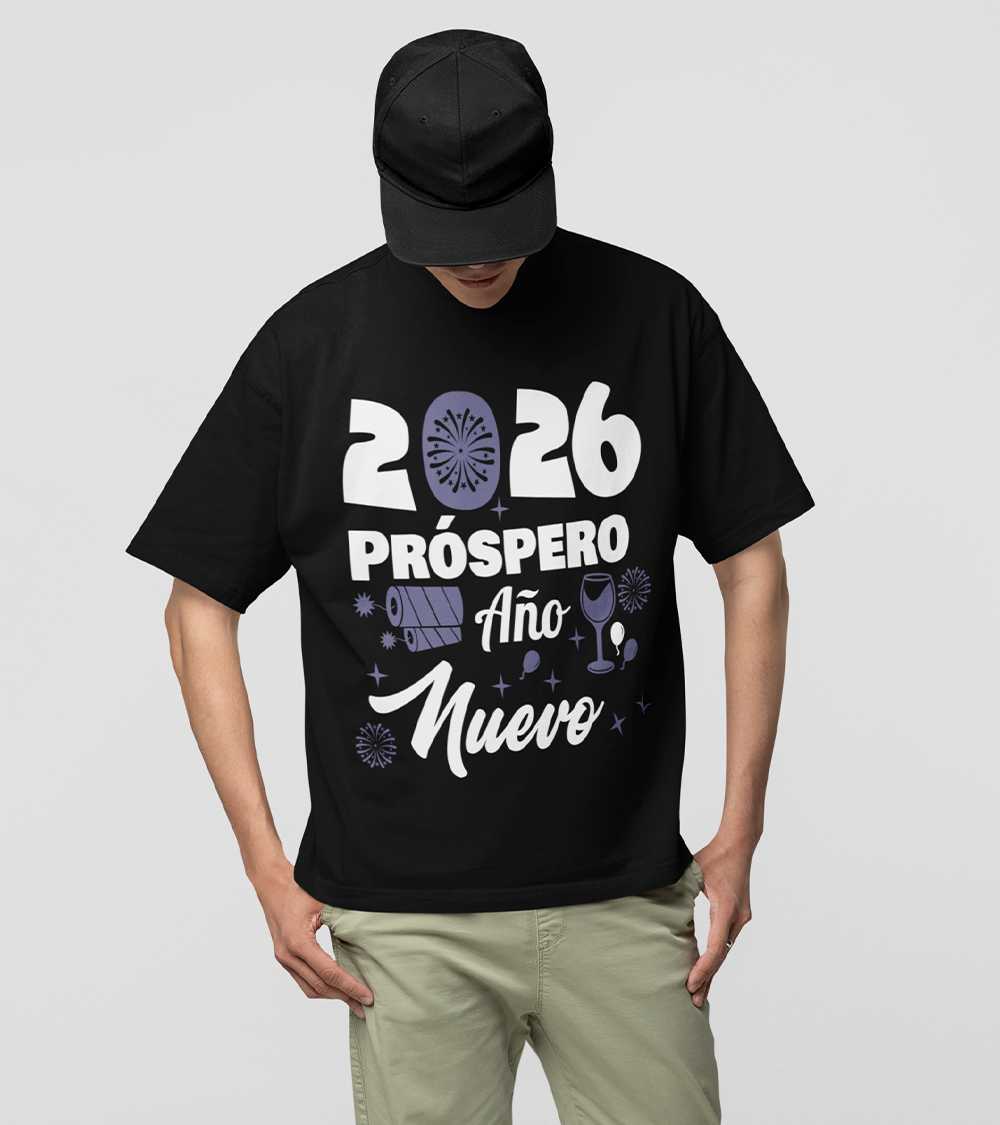 Polera Año Nuevo 2026 Feliz Prospero