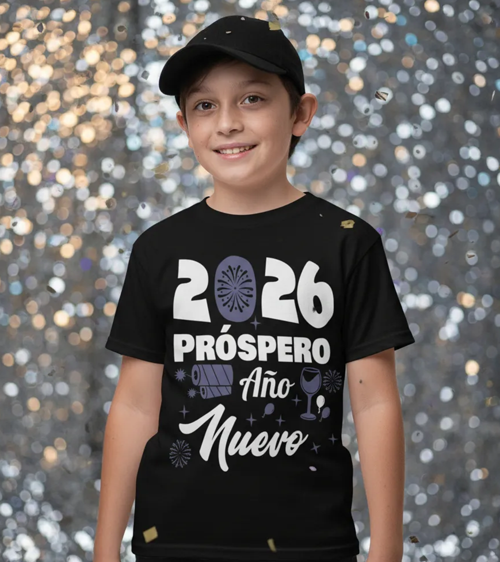 Polera Año Nuevo 2026 Feliz Prospero