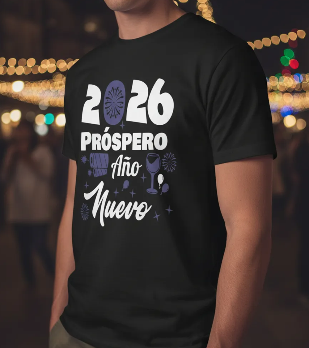 Polera Año Nuevo 2026 Feliz Prospero
