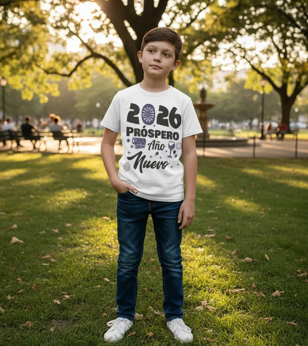 Polera Año Nuevo 2026 Feliz Prospero