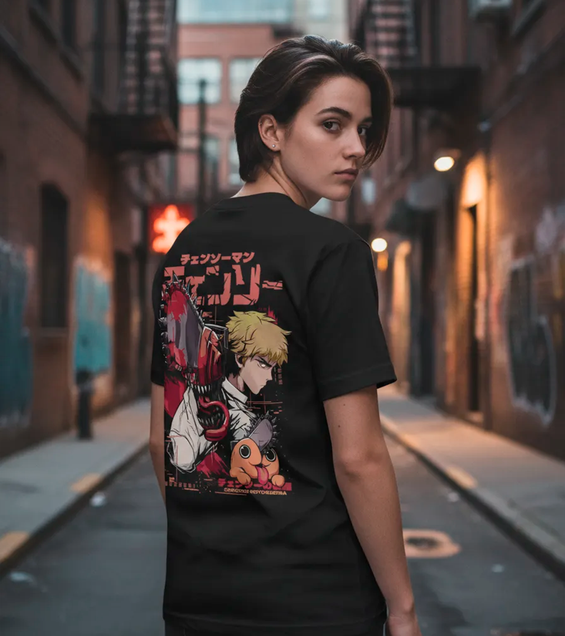 Polera Denji Pochita