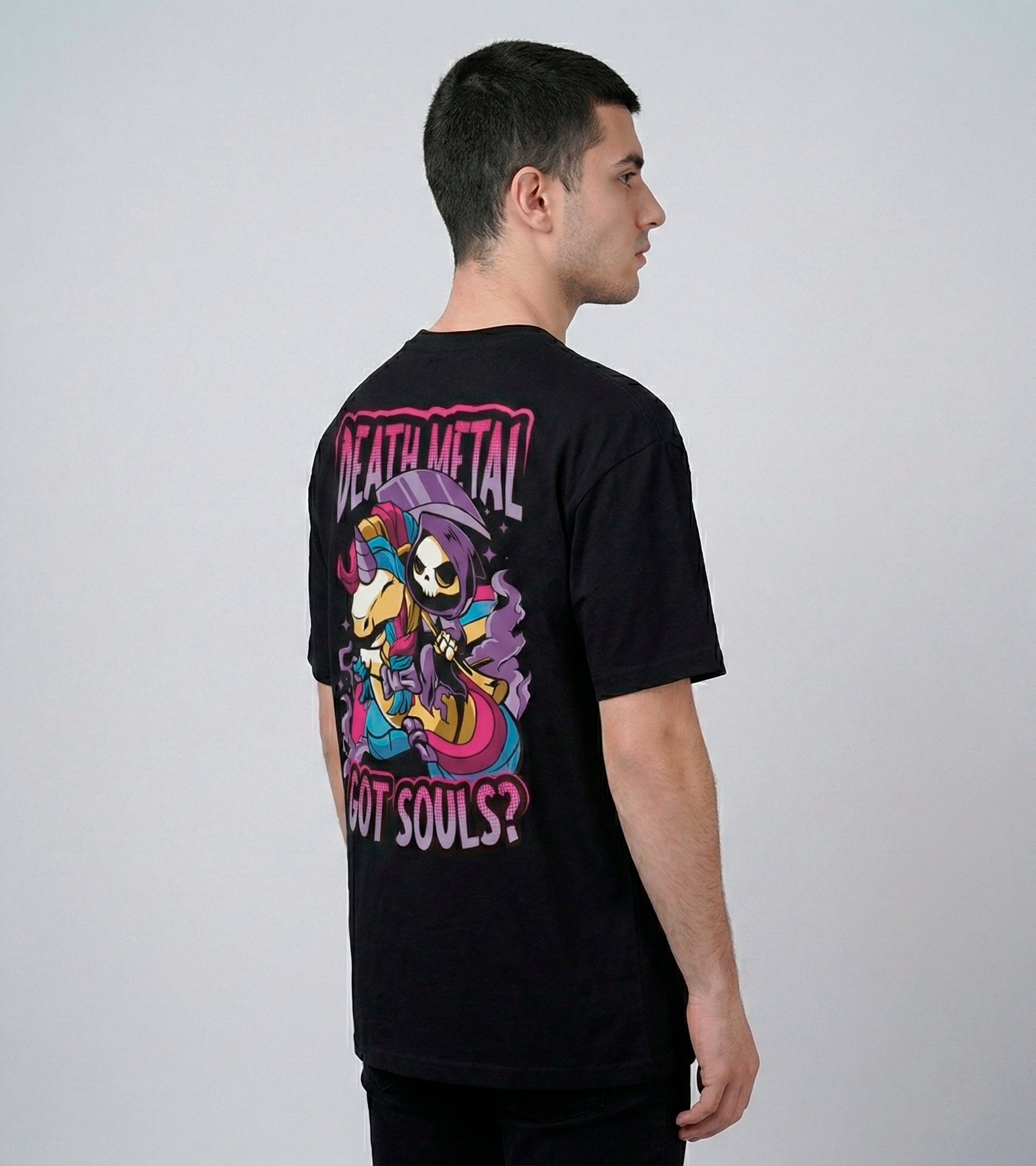 Polera Death Metal Unicornio