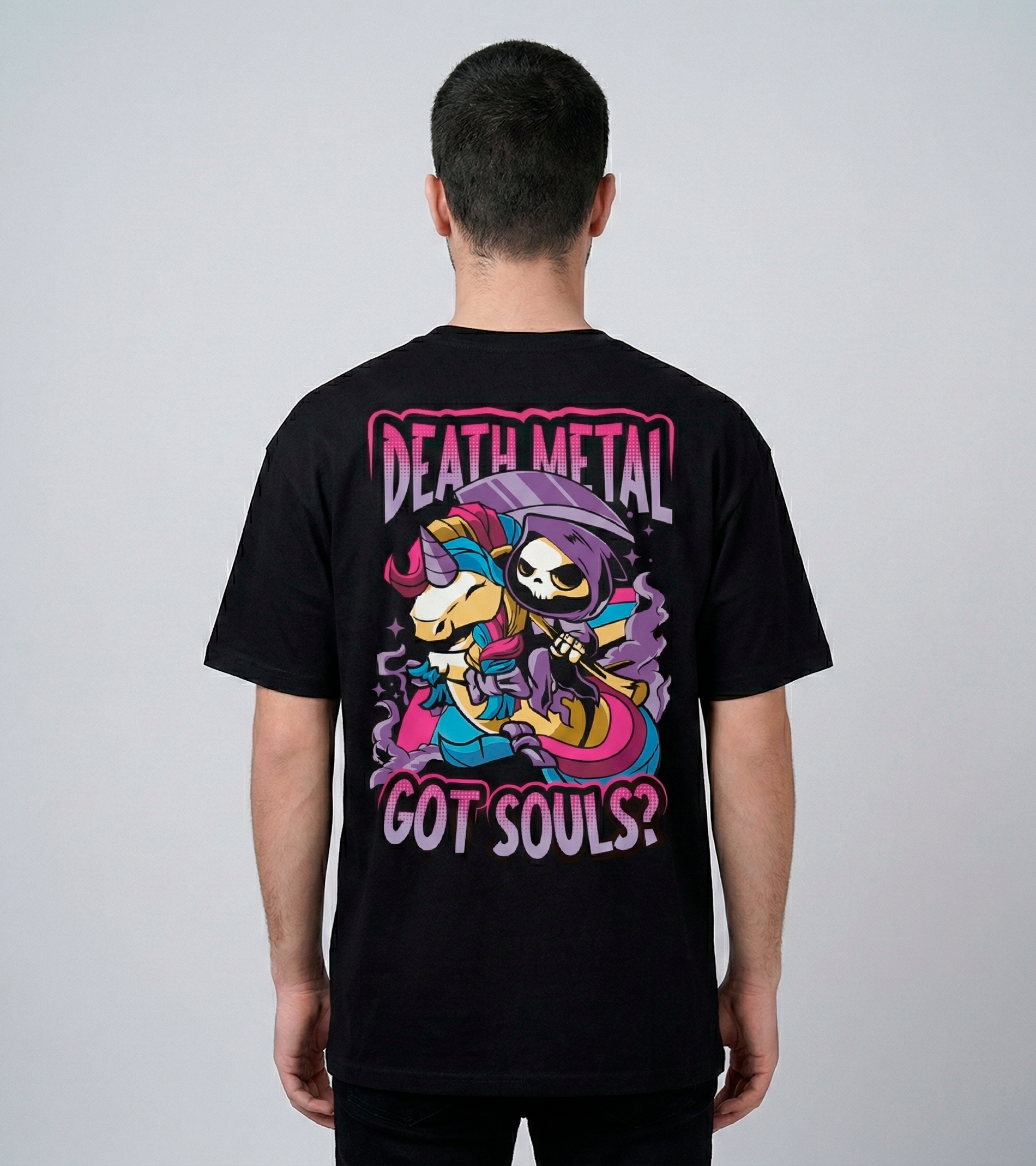 Polera Death Metal Unicornio
