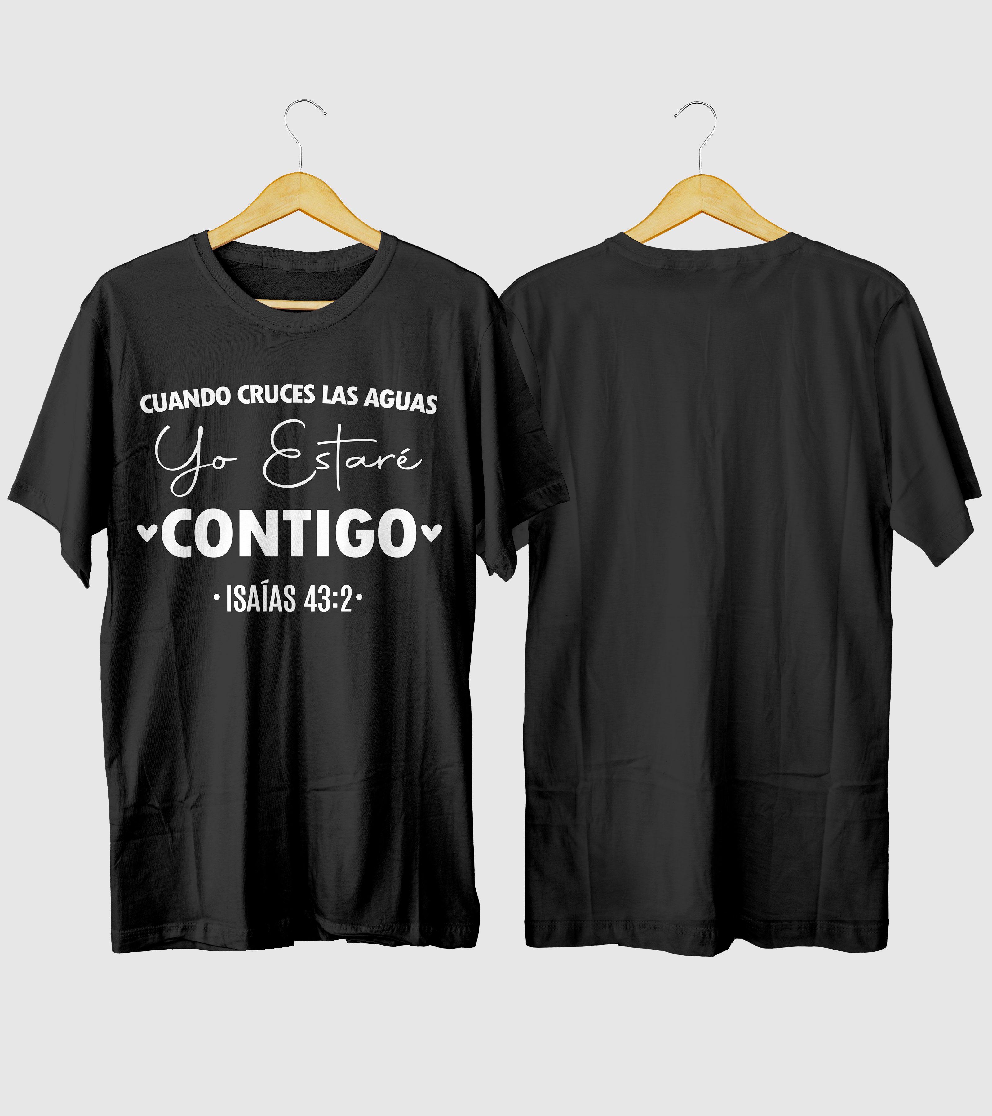 Polera Yo Estaré Contigo Isaías 43