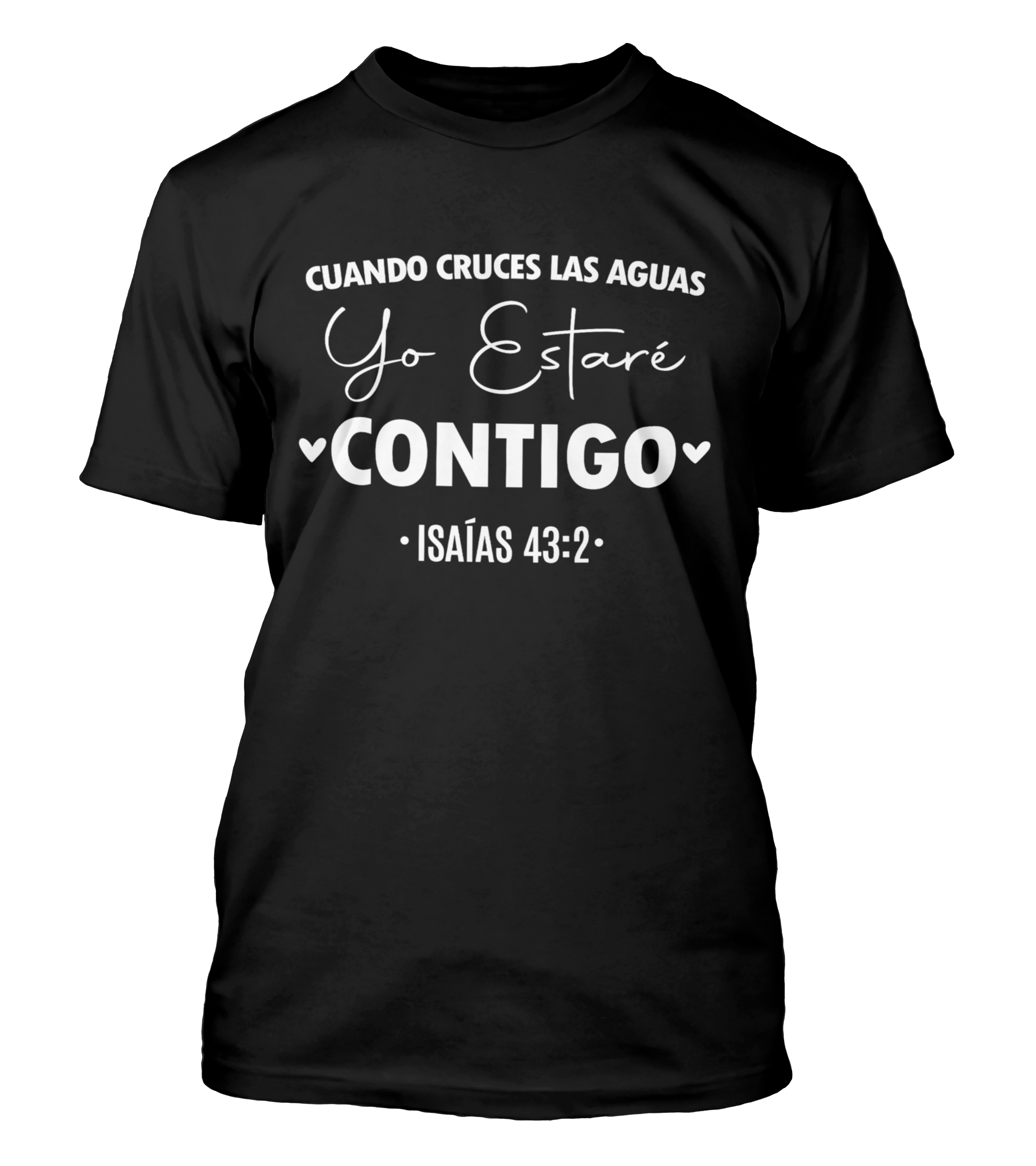 Polera Yo Estaré Contigo Isaías 43