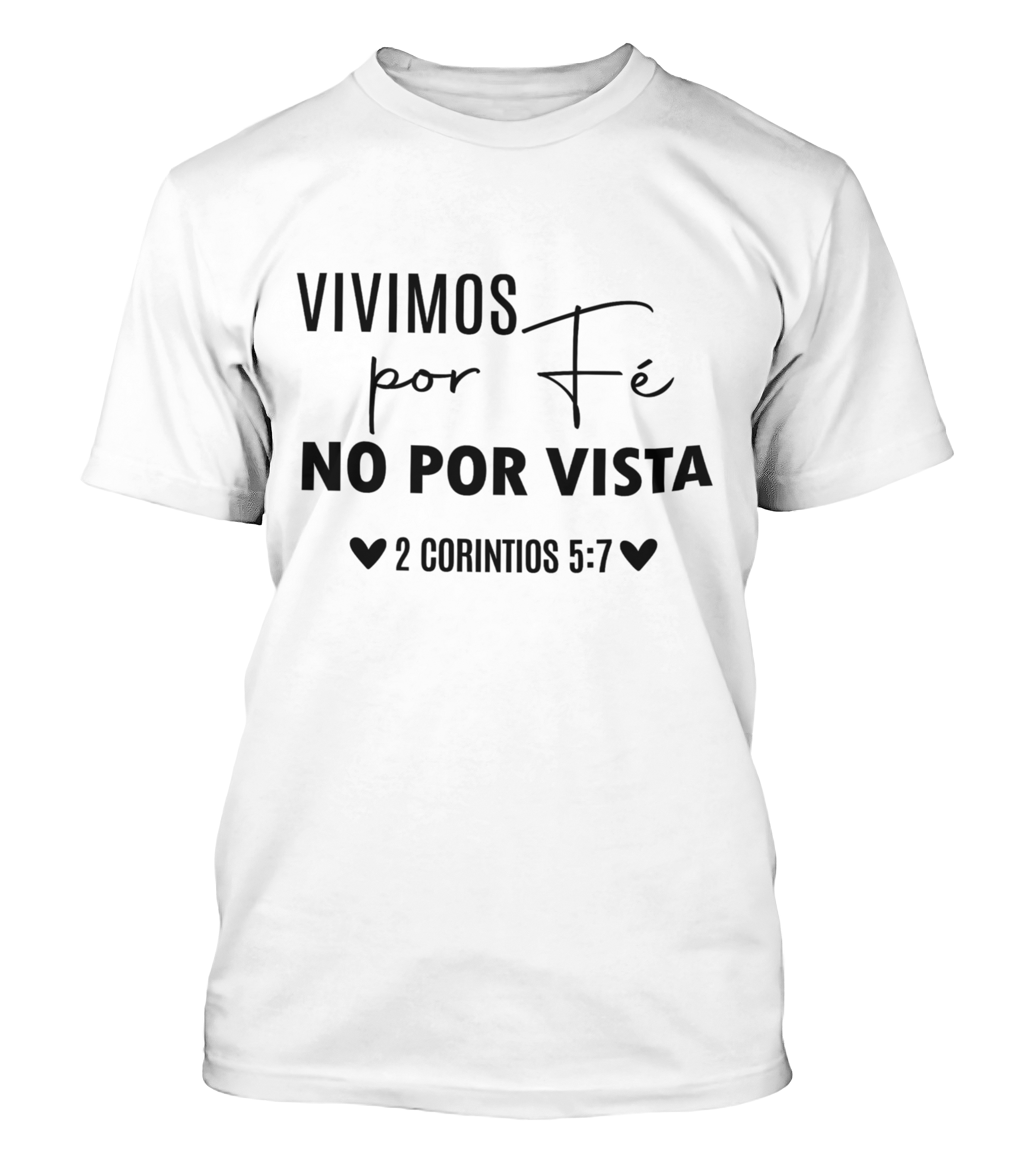 Polera Vivimos Por Fe No Por Vista Corintios