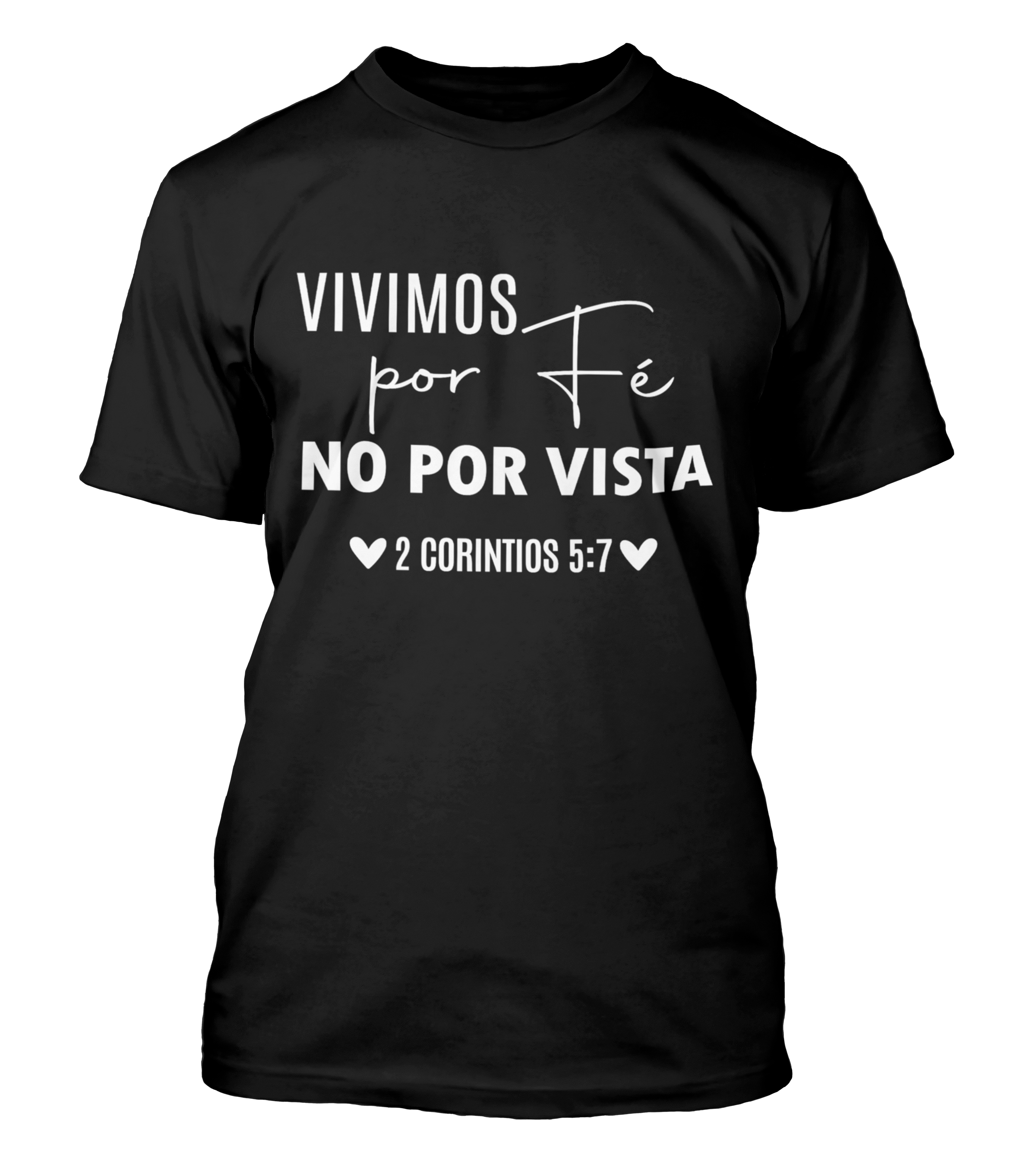 Polera Vivimos Por Fe No Por Vista Corintios