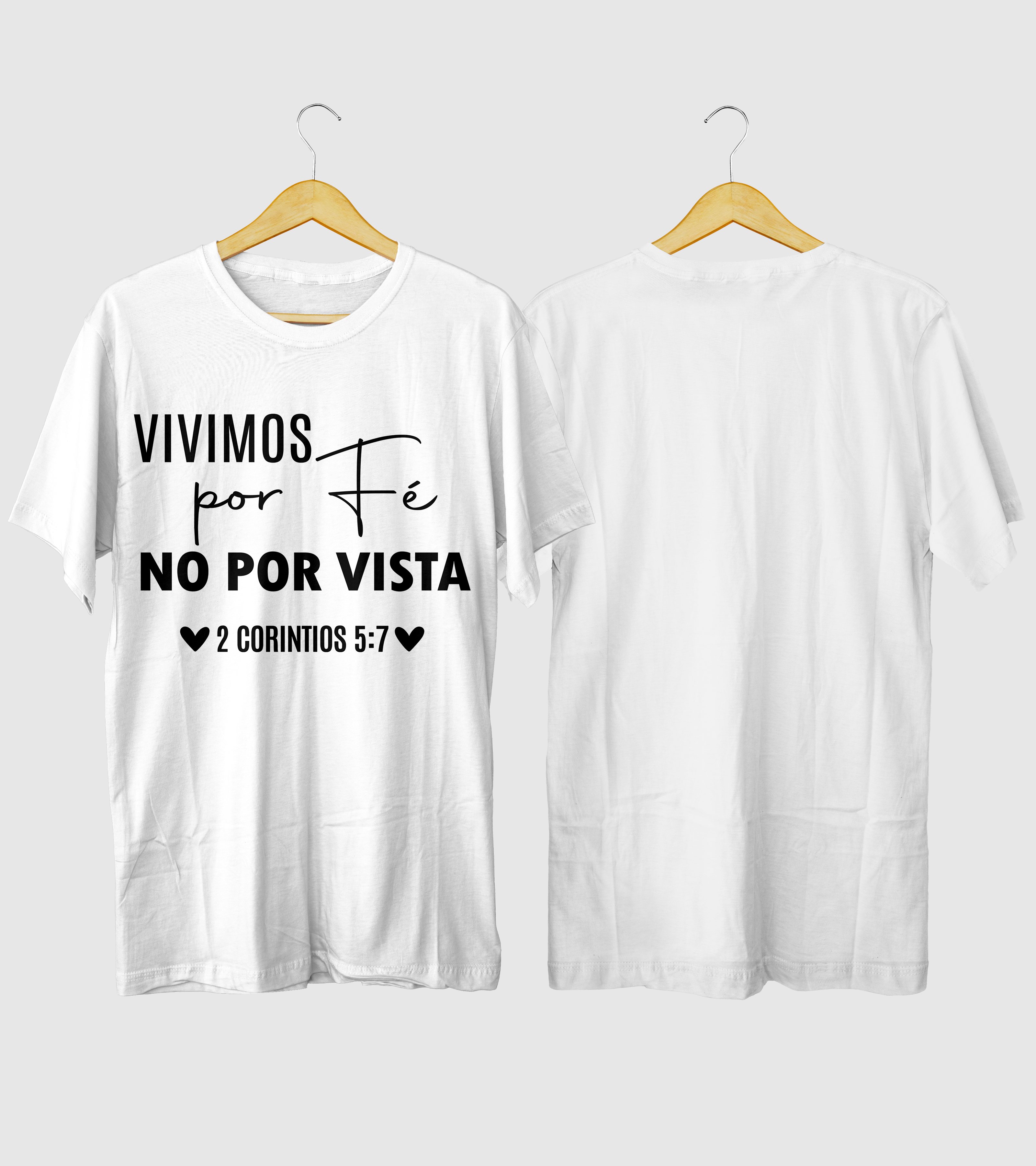 Polera Vivimos Por Fe No Por Vista Corintios