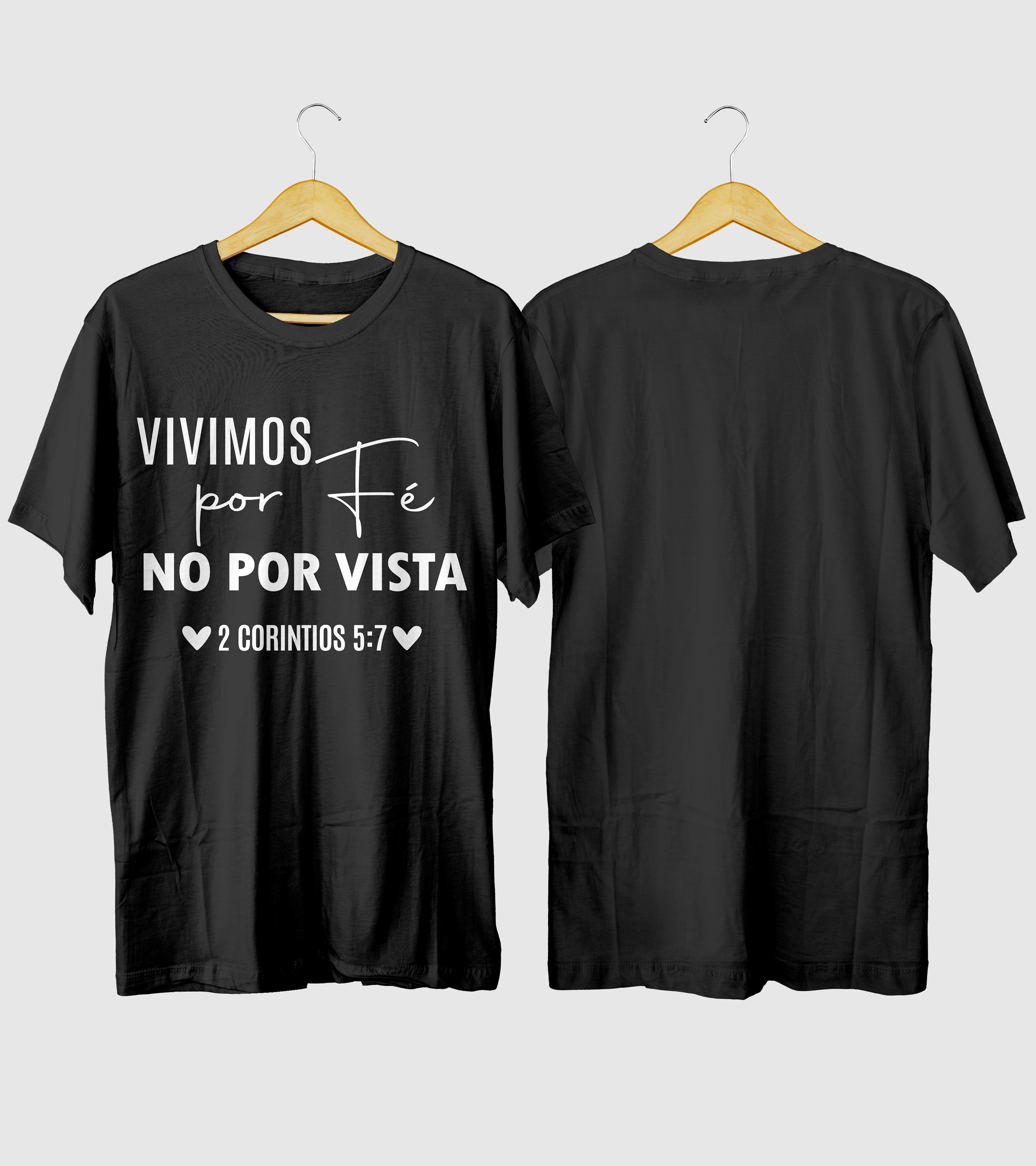Polera Vivimos Por Fe No Por Vista Corintios