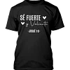 Polera Sé Fuerte Y Valiente Josué 1