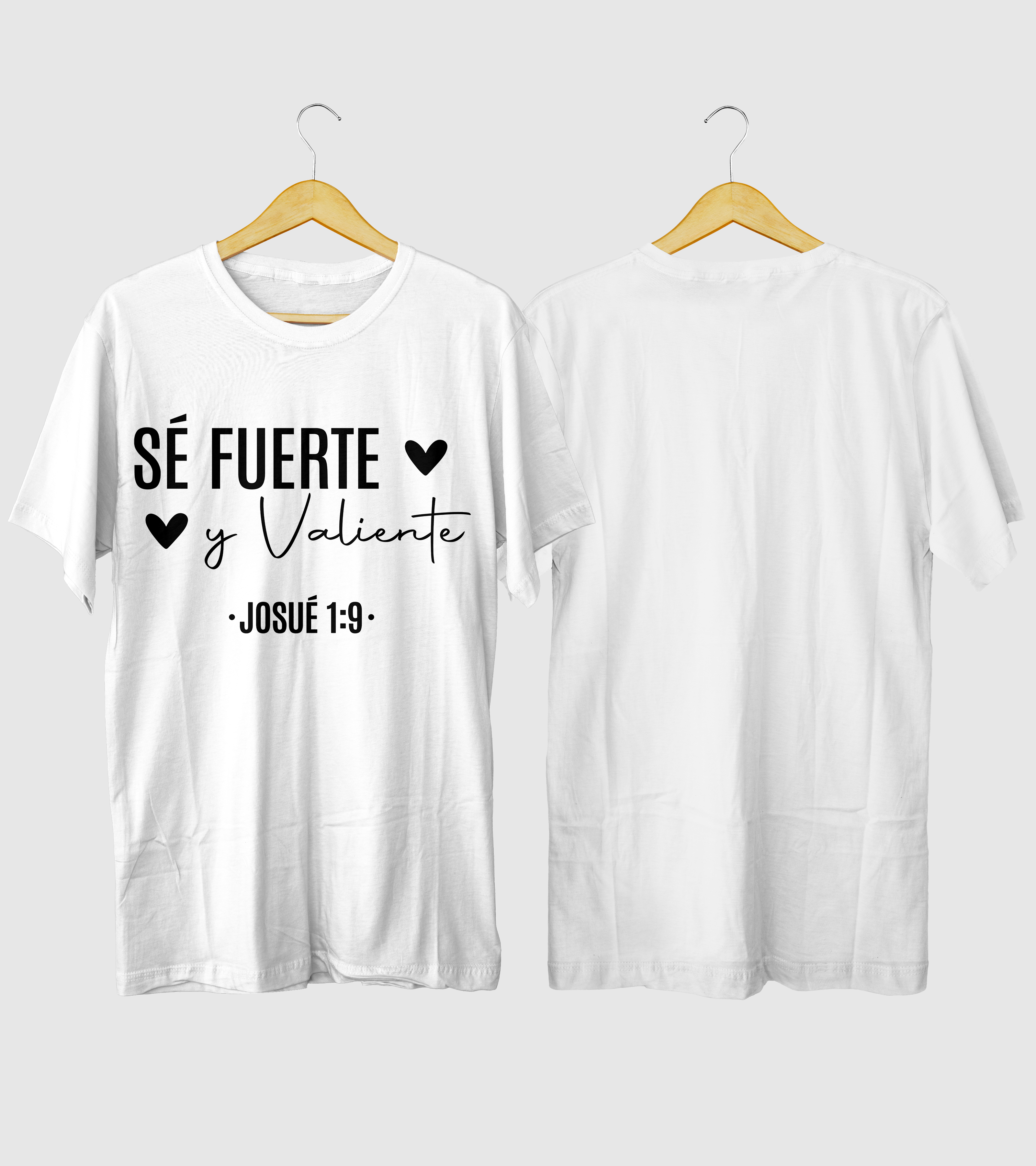 Polera Sé Fuerte Y Valiente Josué 1