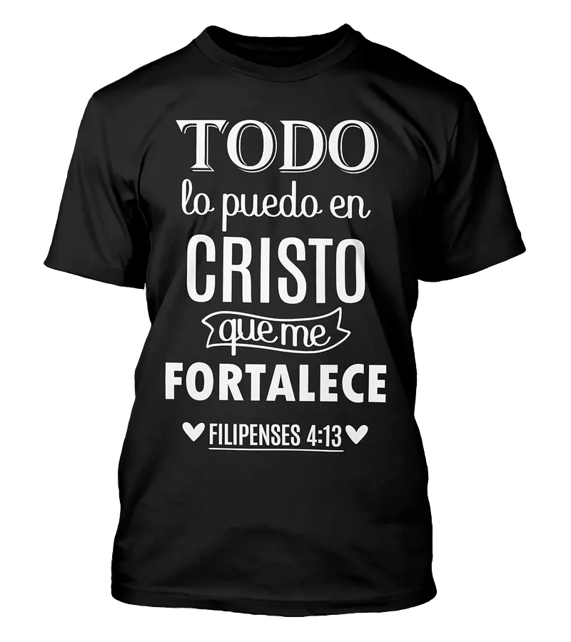 Polera Todo Lo Puedo En Cristo