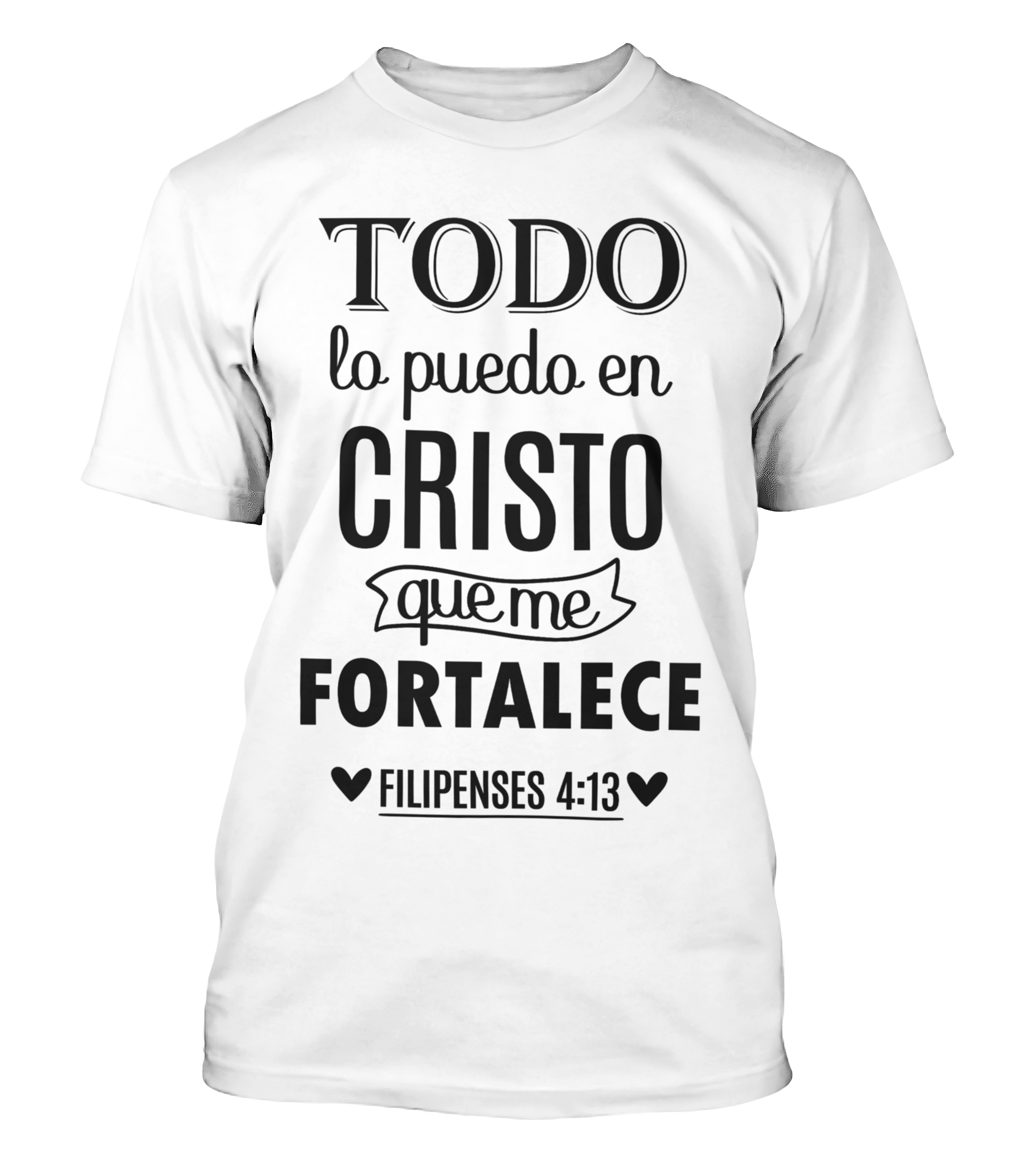 Polera Todo Lo Puedo En Cristo
