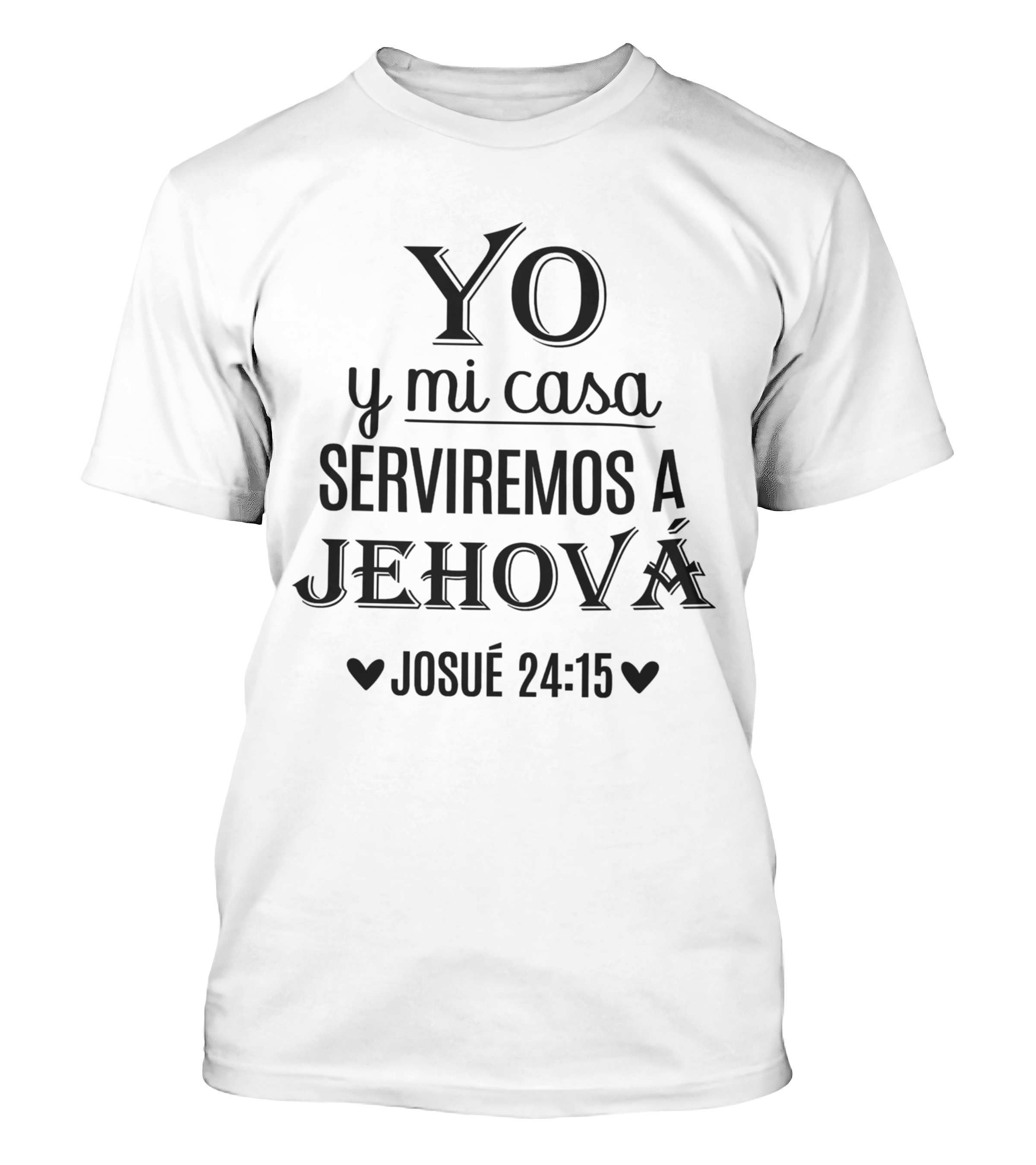 Polera Yo Y Mi Casa Serviremos A Jehová