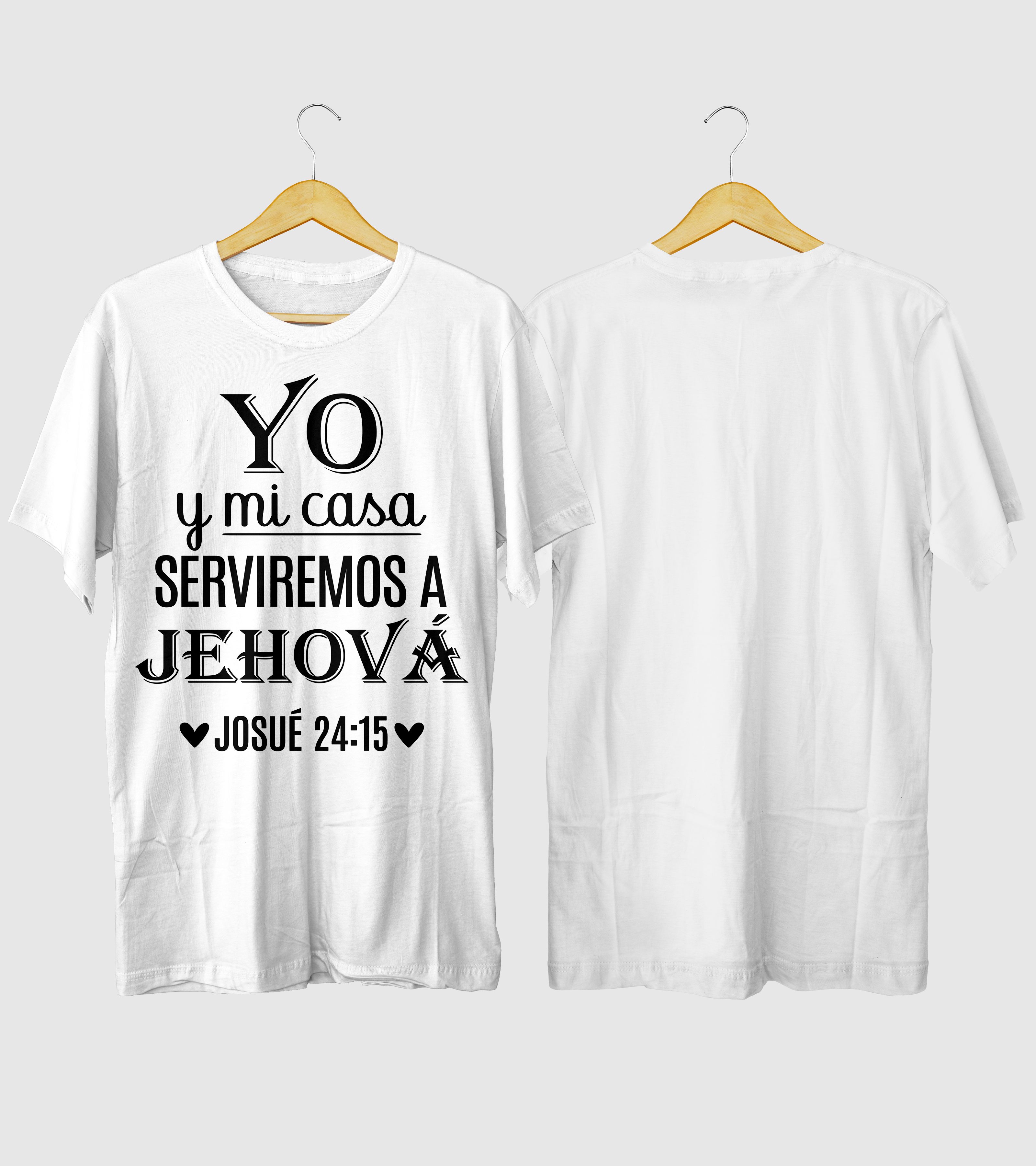 Polera Yo Y Mi Casa Serviremos A Jehová