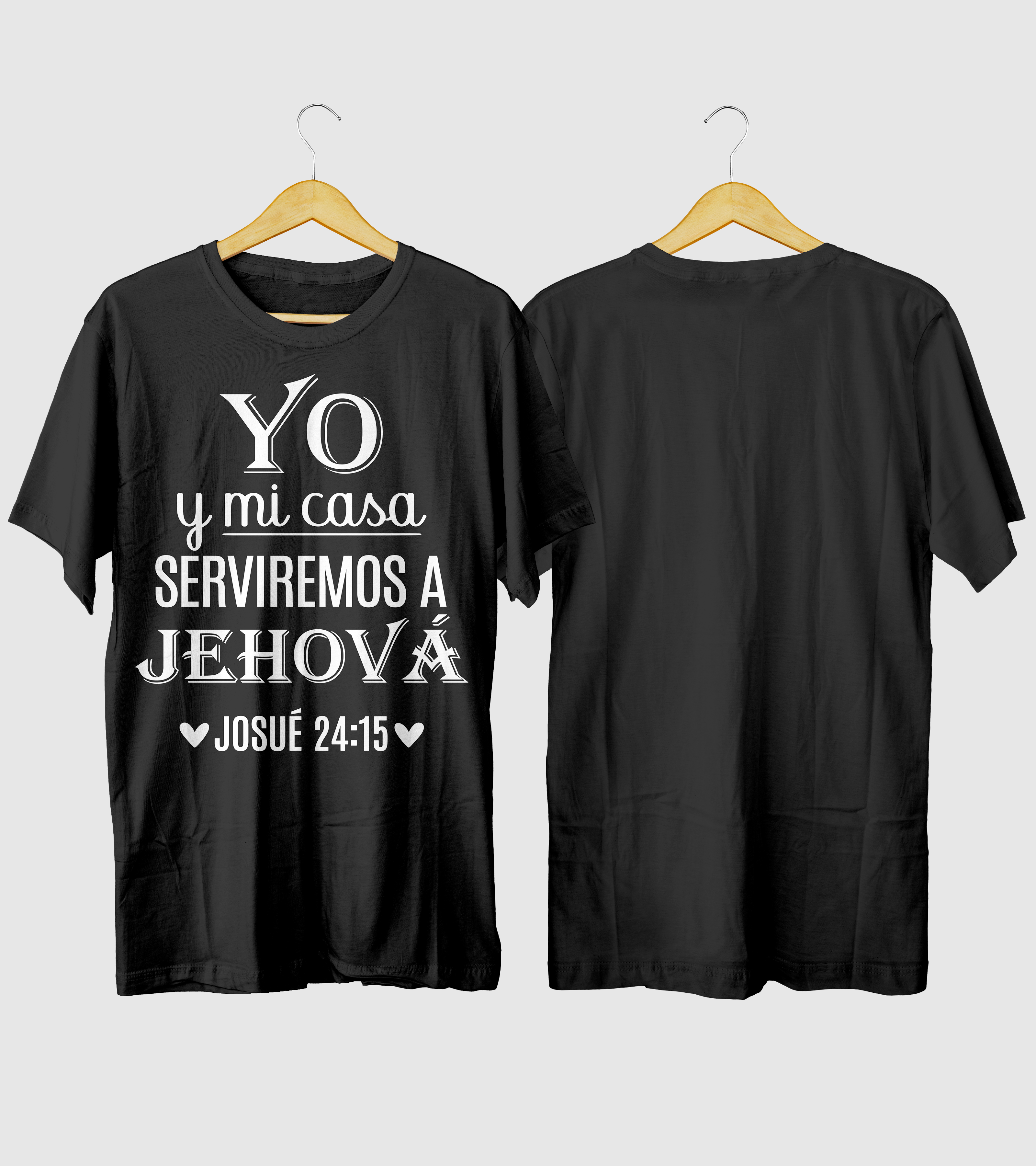 Polera Yo Y Mi Casa Serviremos A Jehová