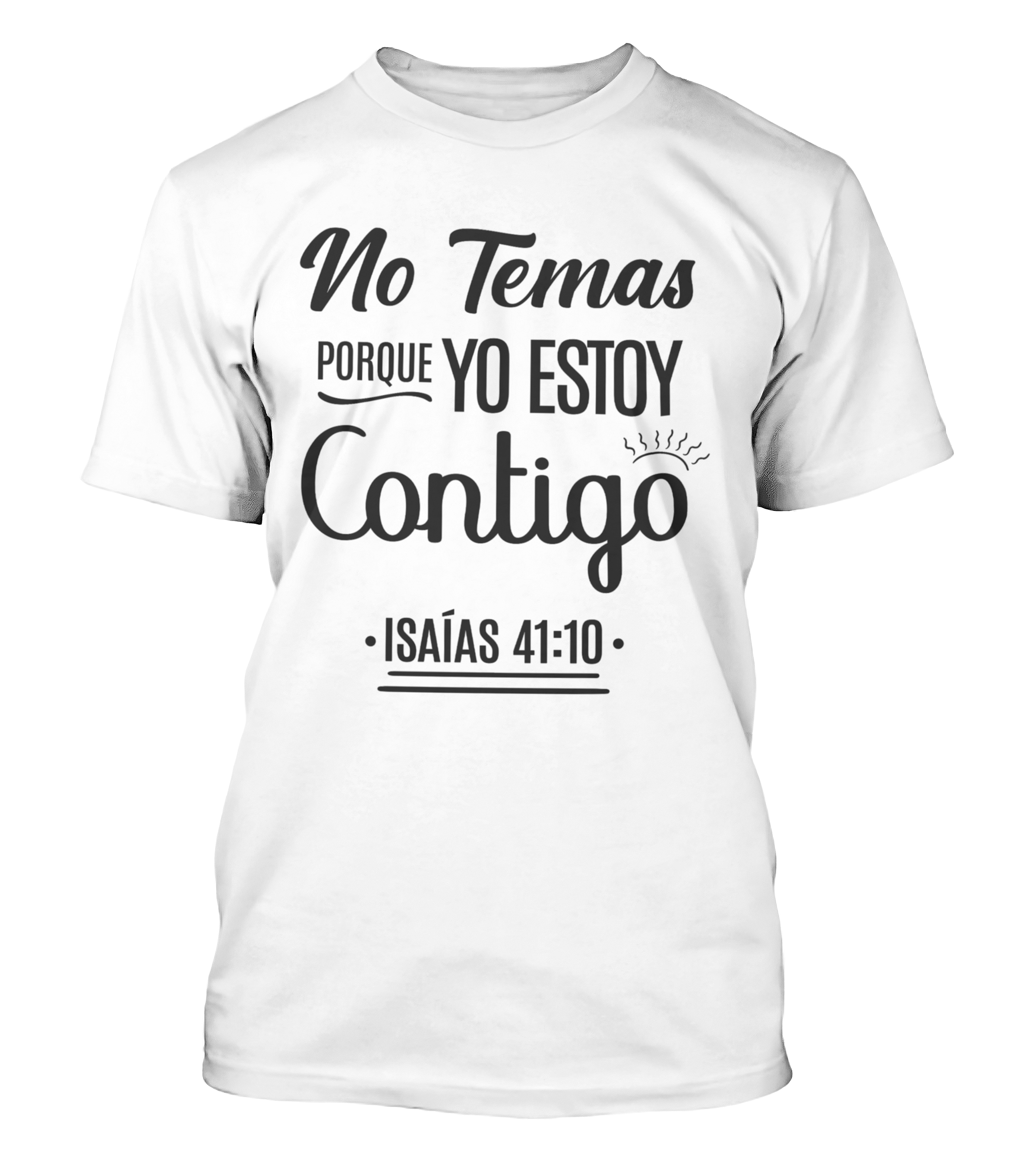 Polera No Temas Por Que Estoy Contigo