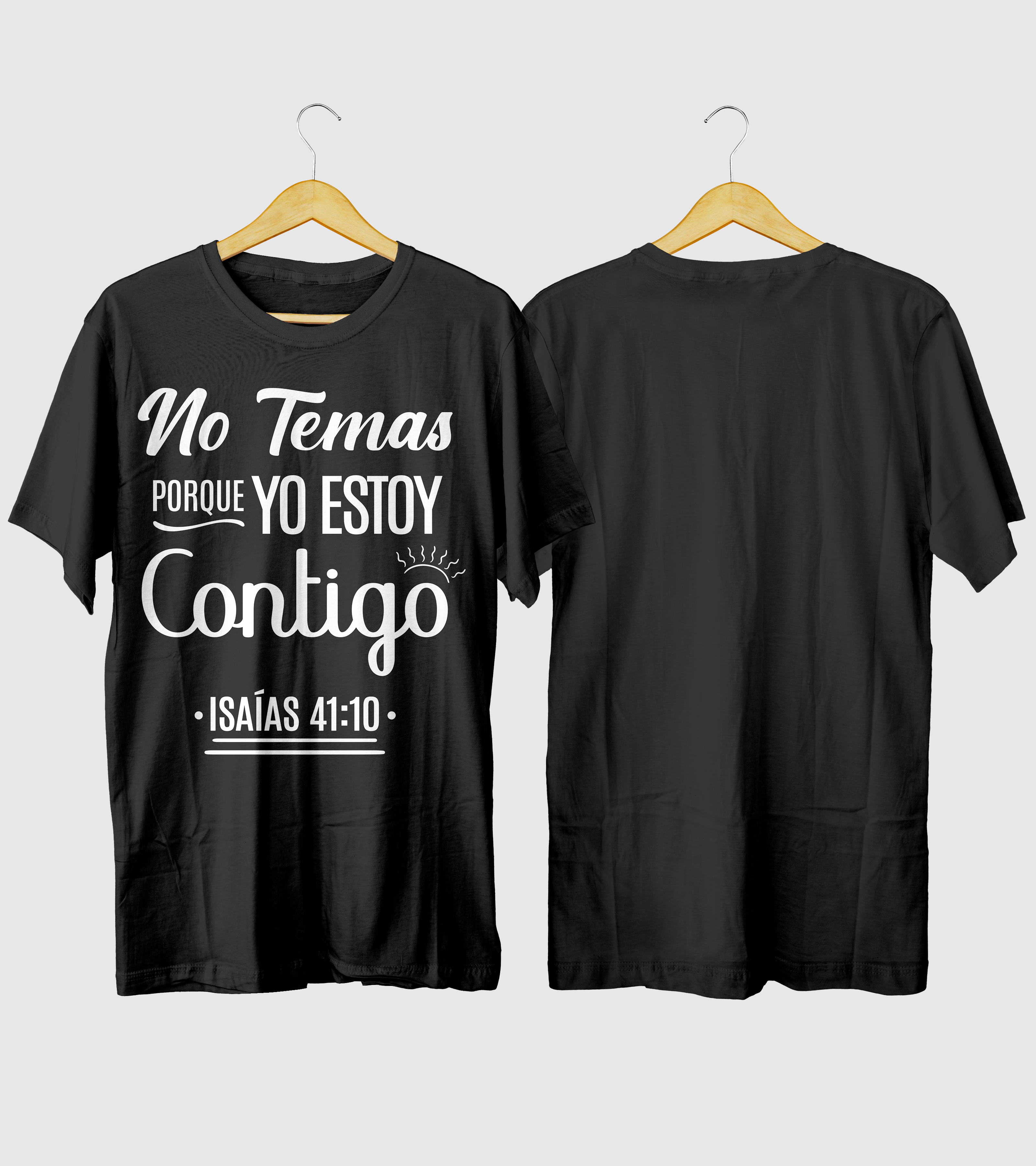 Polera No Temas Por Que Estoy Contigo