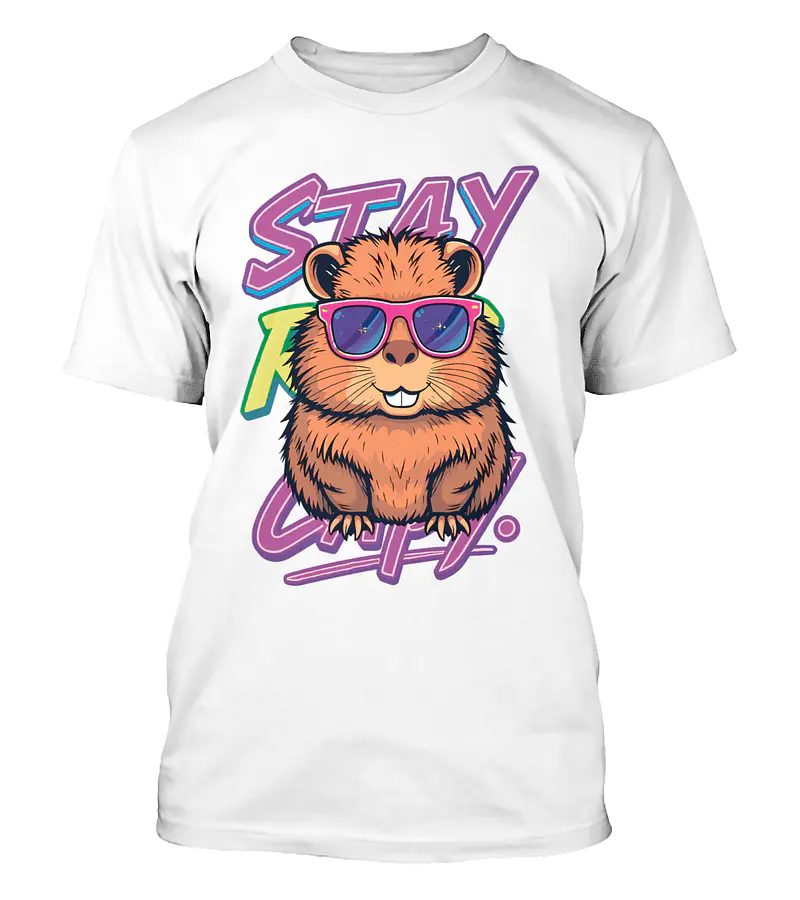 Polera Capibara Stay Rad Capy