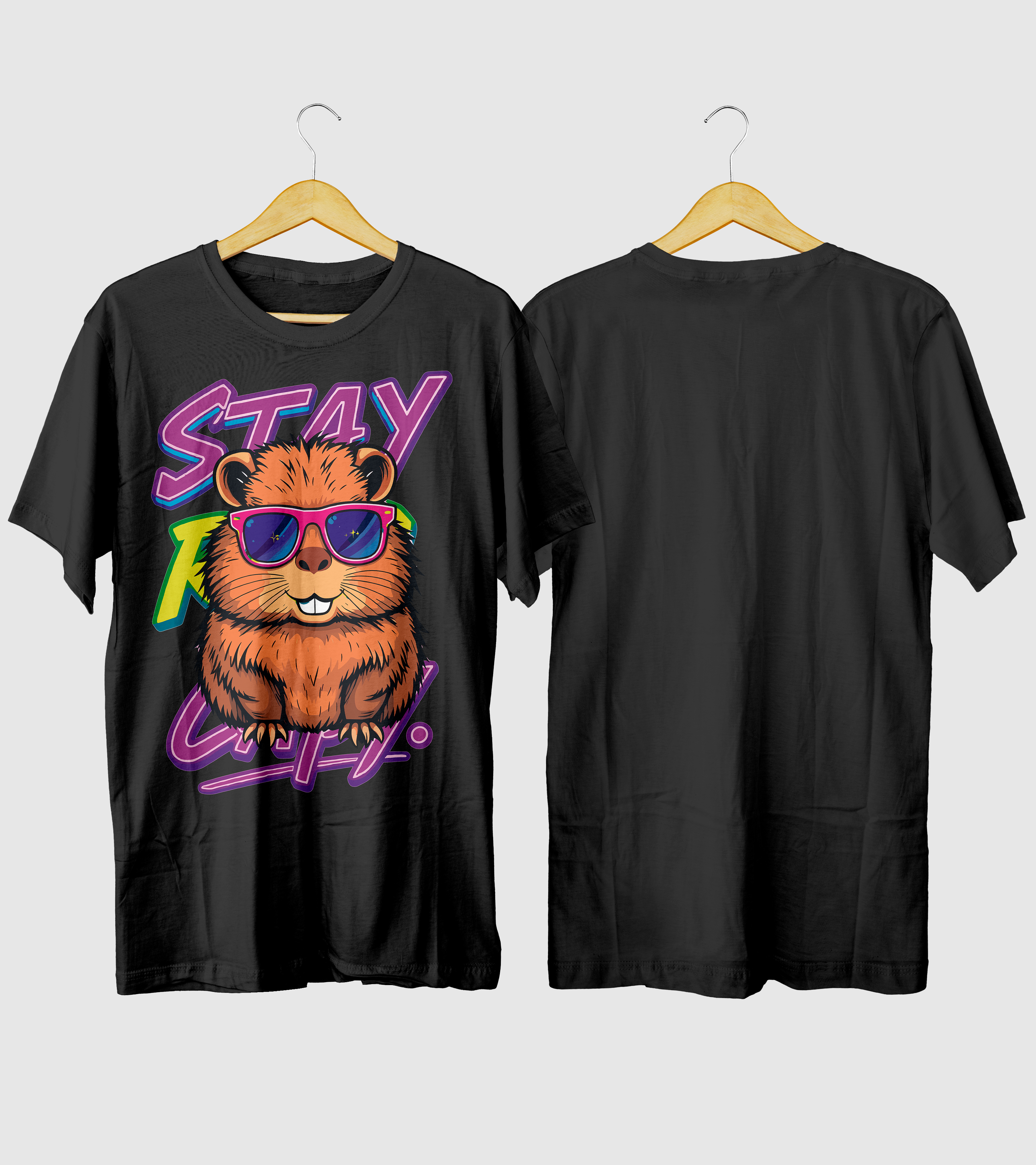 Polera Capibara Stay Rad Capy