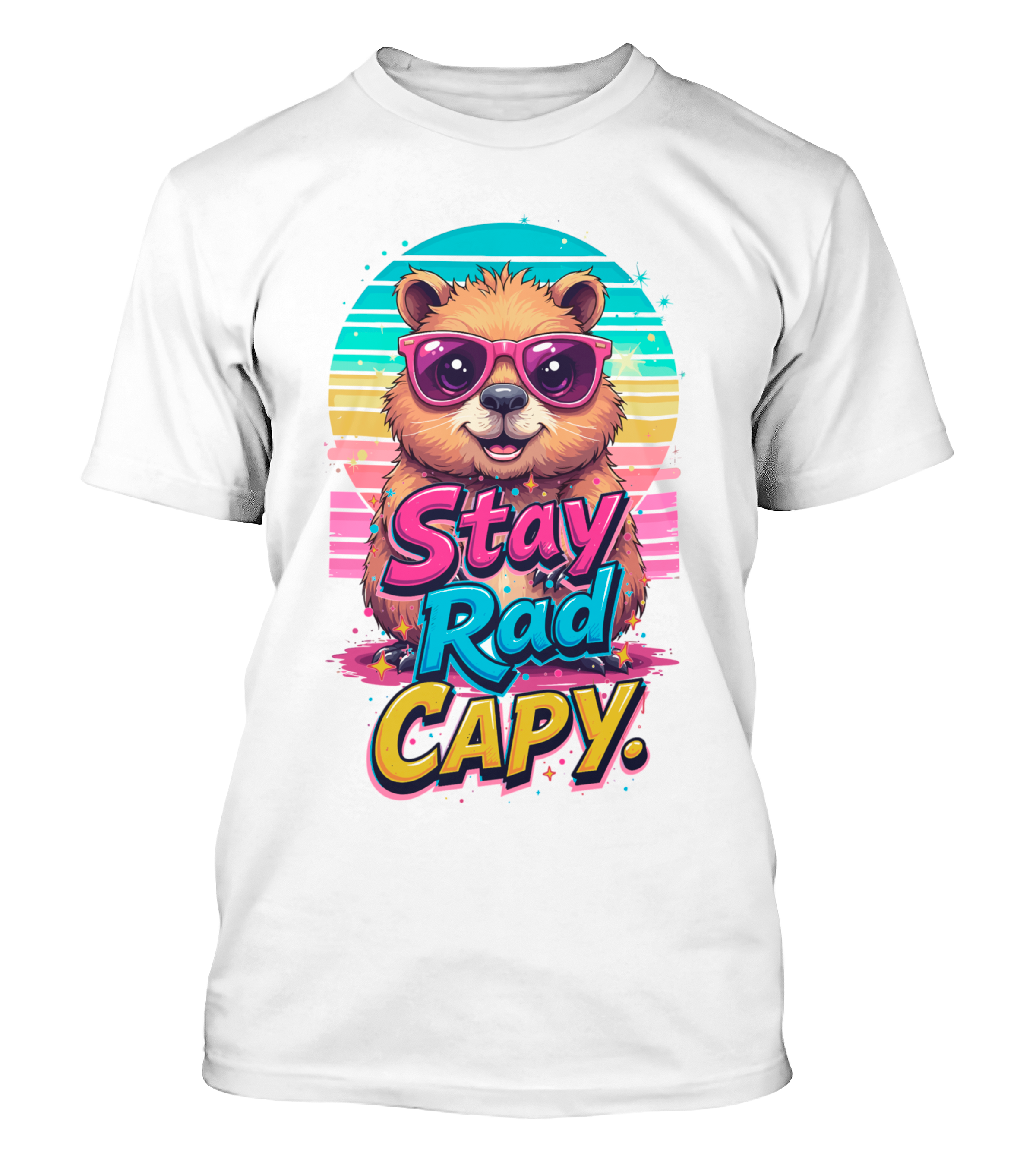 Polera Capibara Stay Rad Capy v3