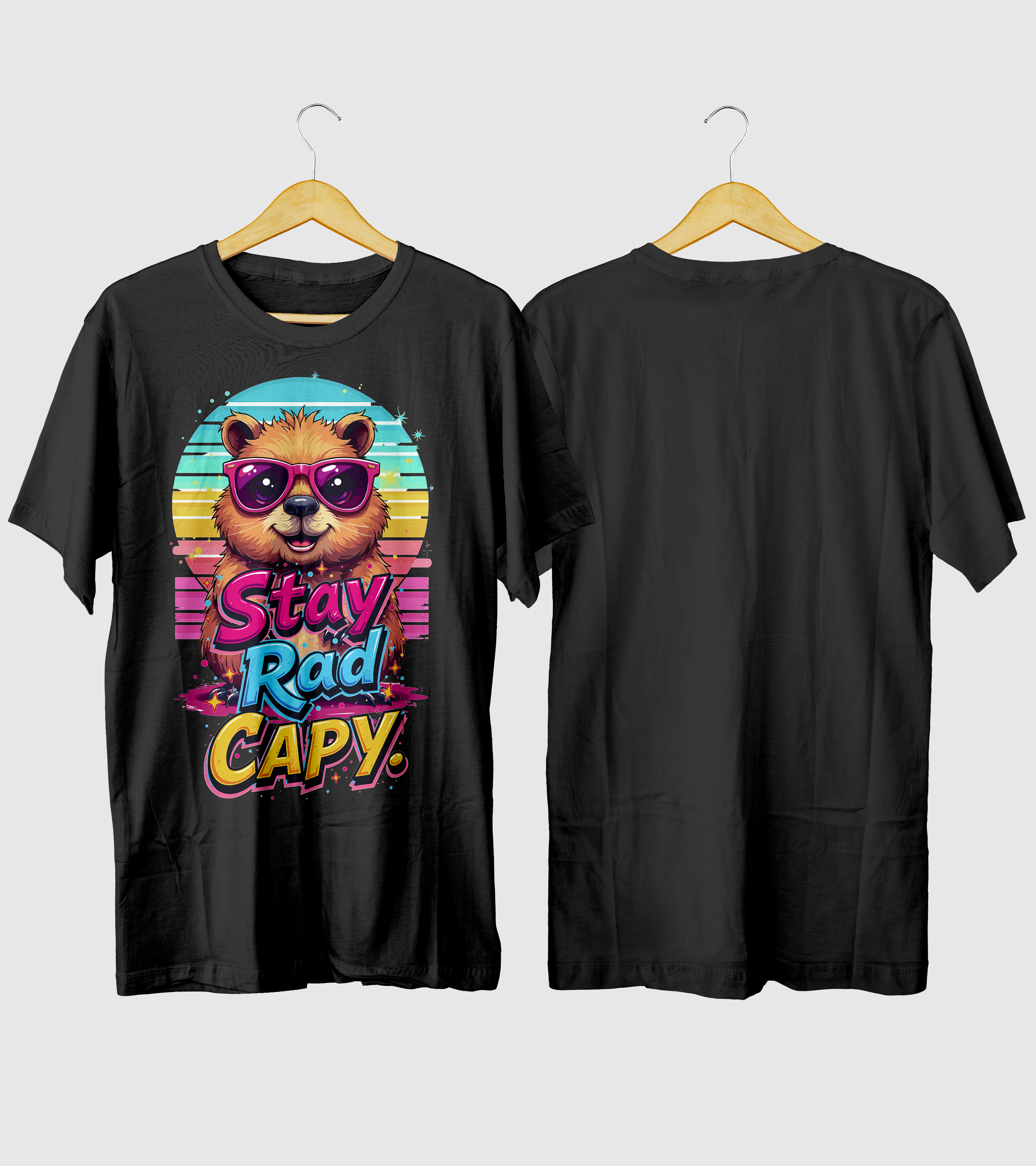 Polera Capibara Stay Rad Capy v3