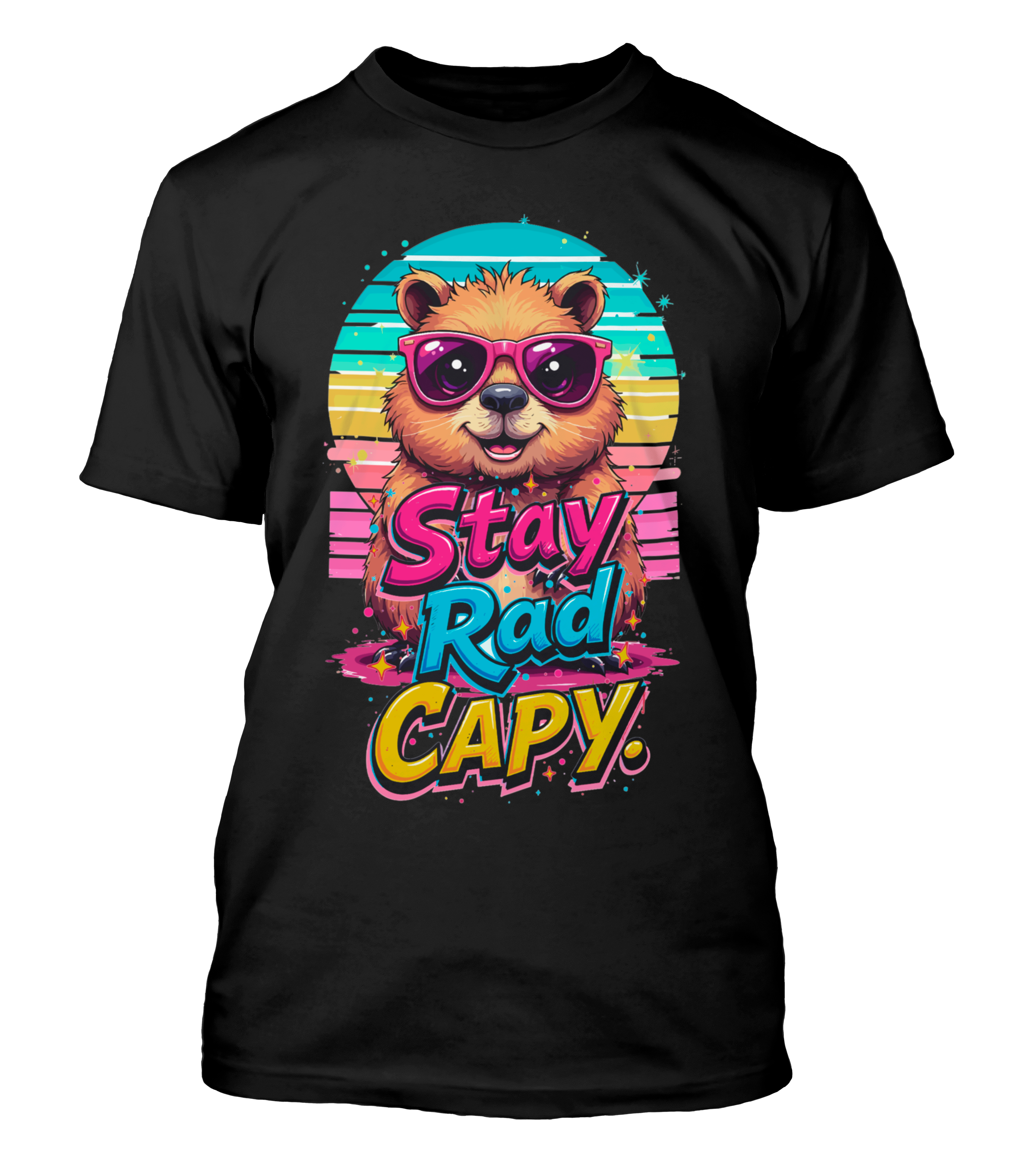 Polera Capibara Stay Rad Capy v3