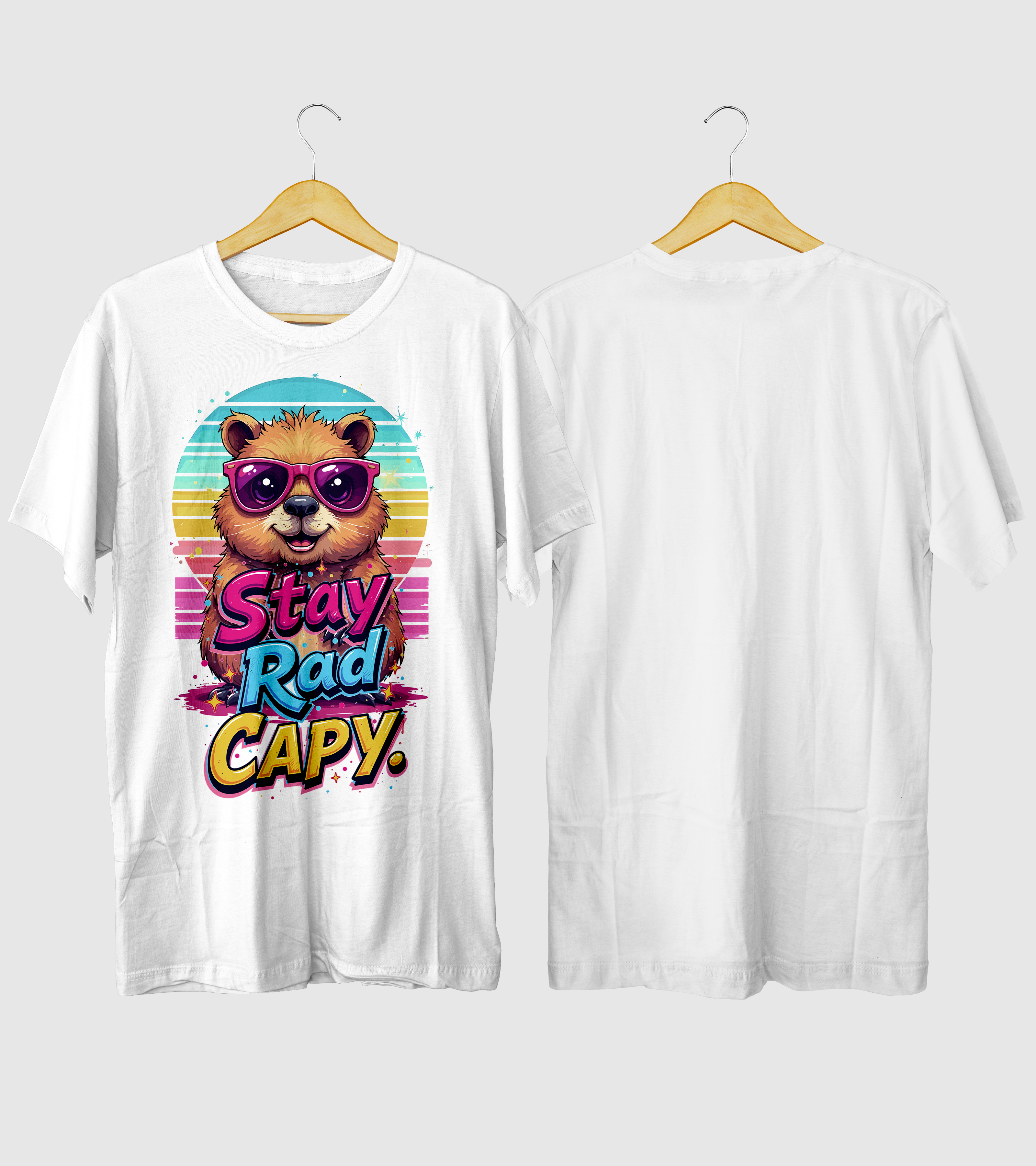 Polera Capibara Stay Rad Capy v3