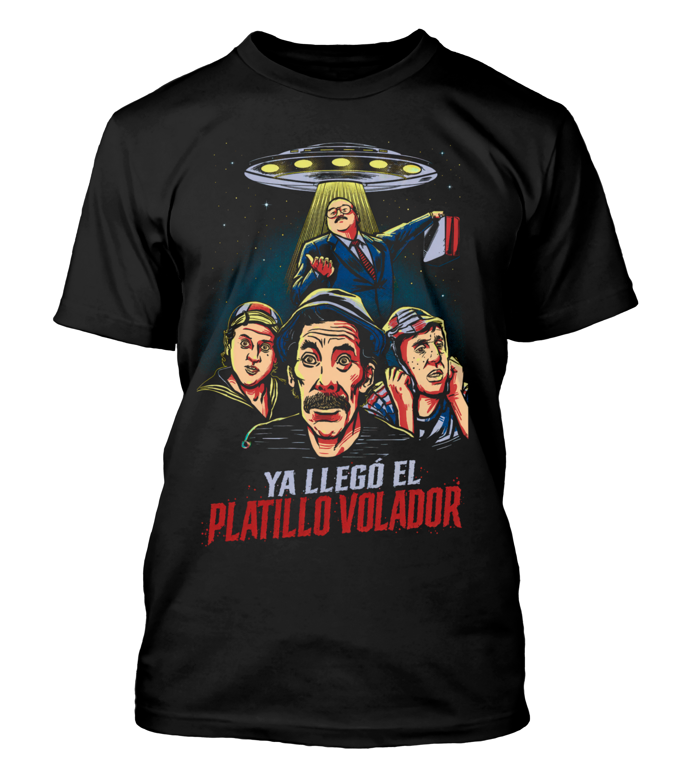 Polera Ya Llegó El Platillo Volador