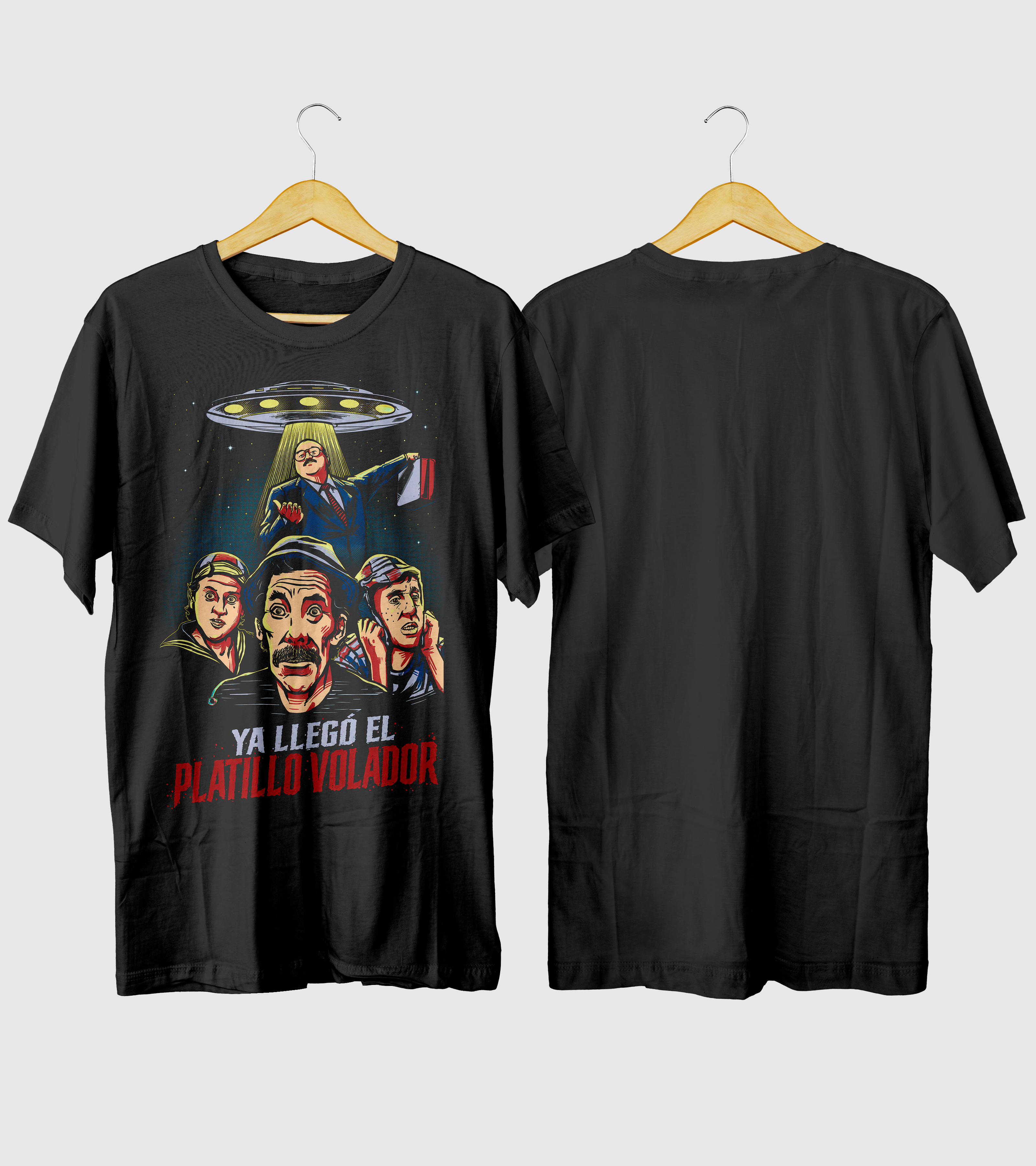 Polera Ya Llegó El Platillo Volador
