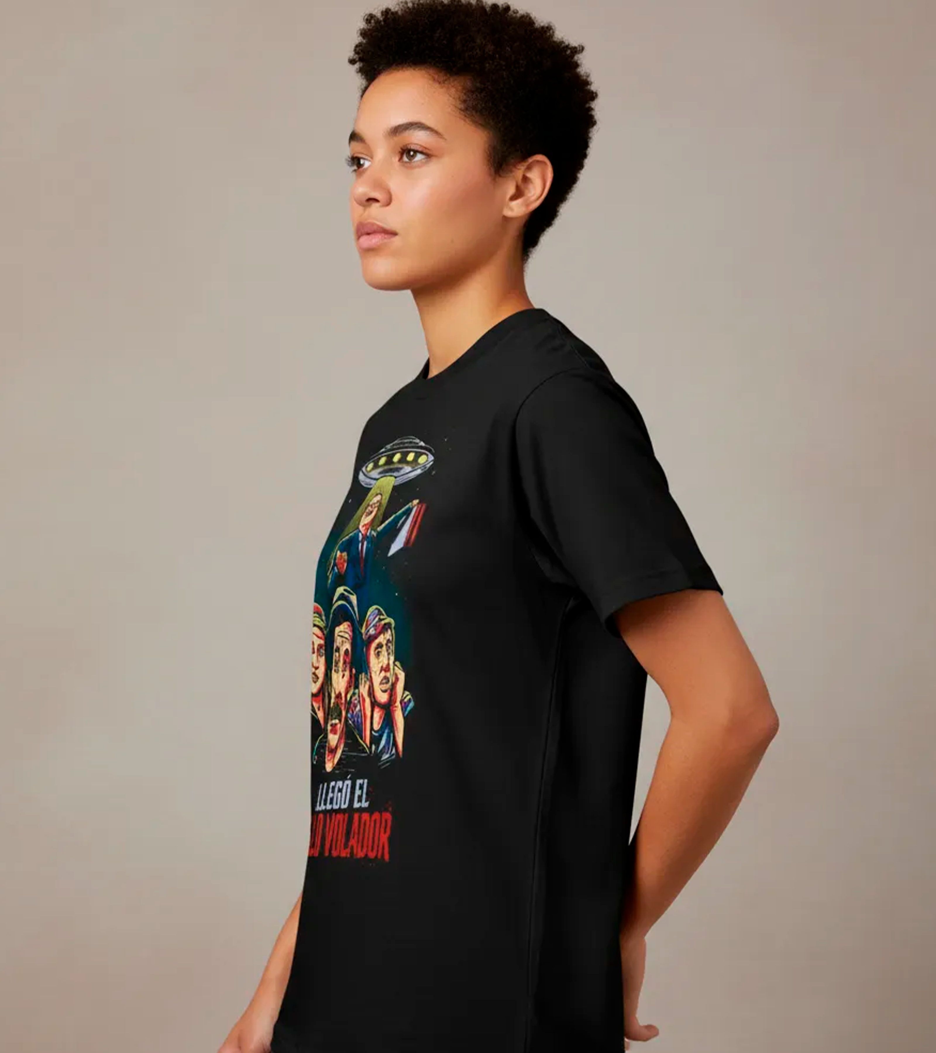 Polera Ya Llegó El Platillo Volador