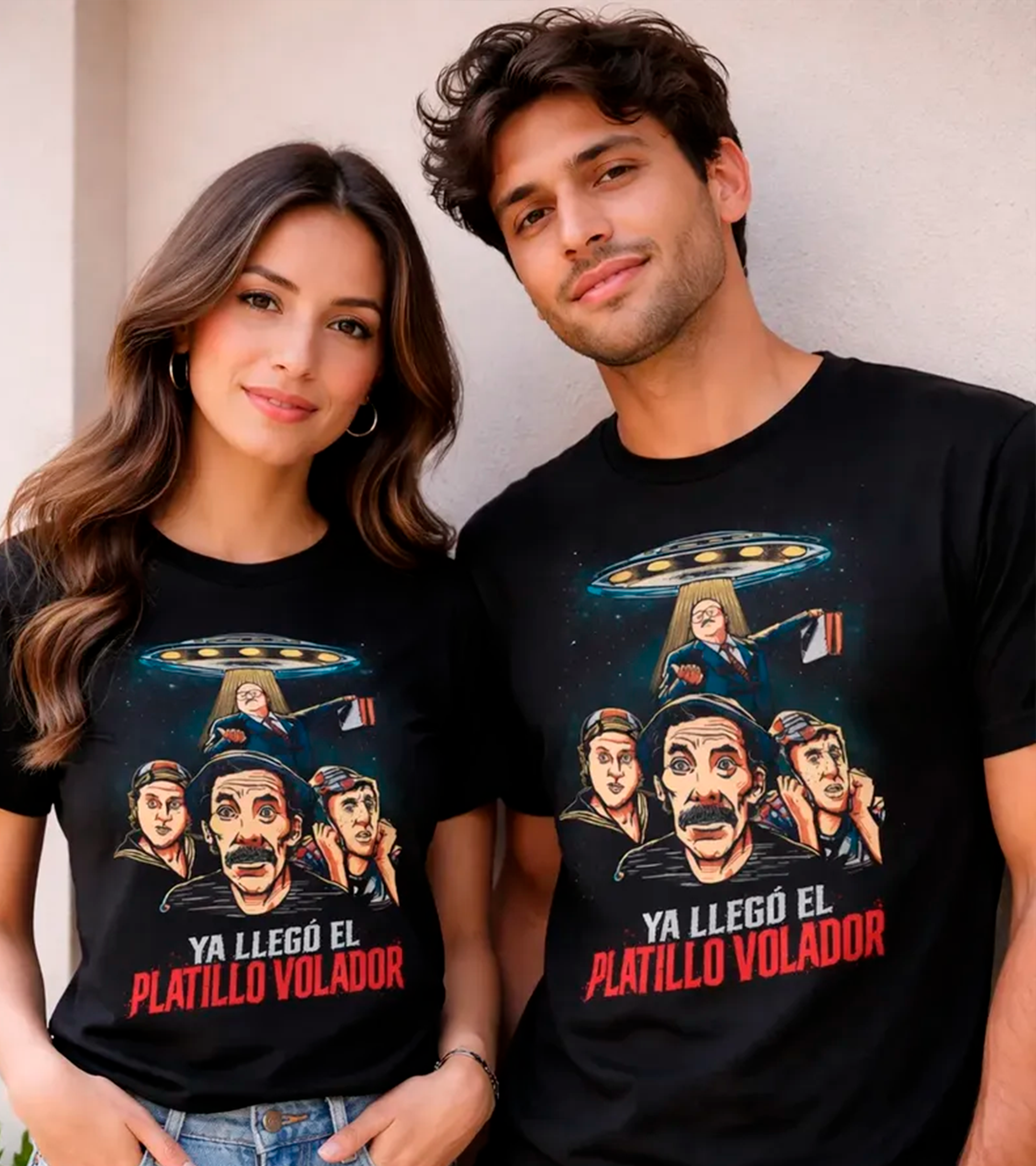 Polera Ya Llegó El Platillo Volador