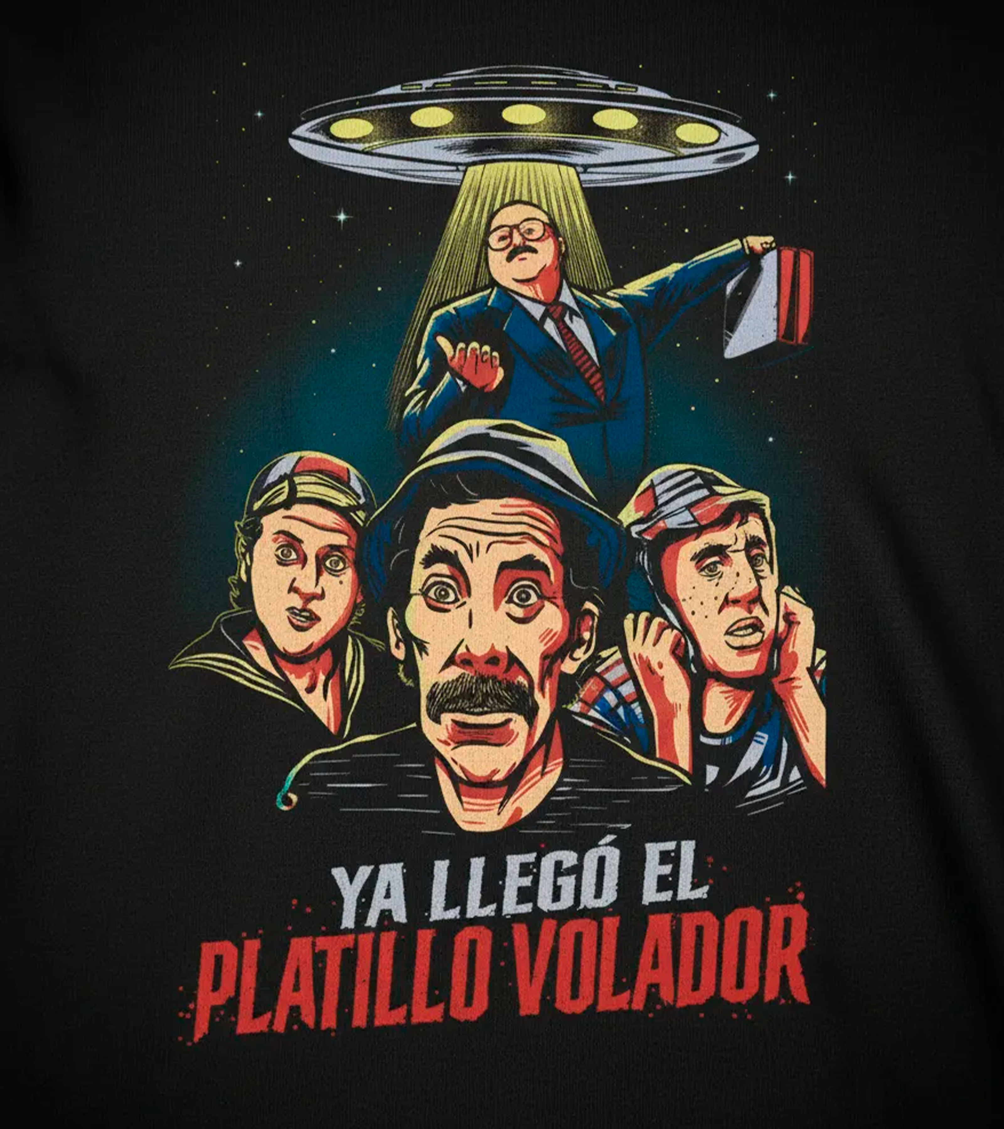 Polera Ya Llegó El Platillo Volador