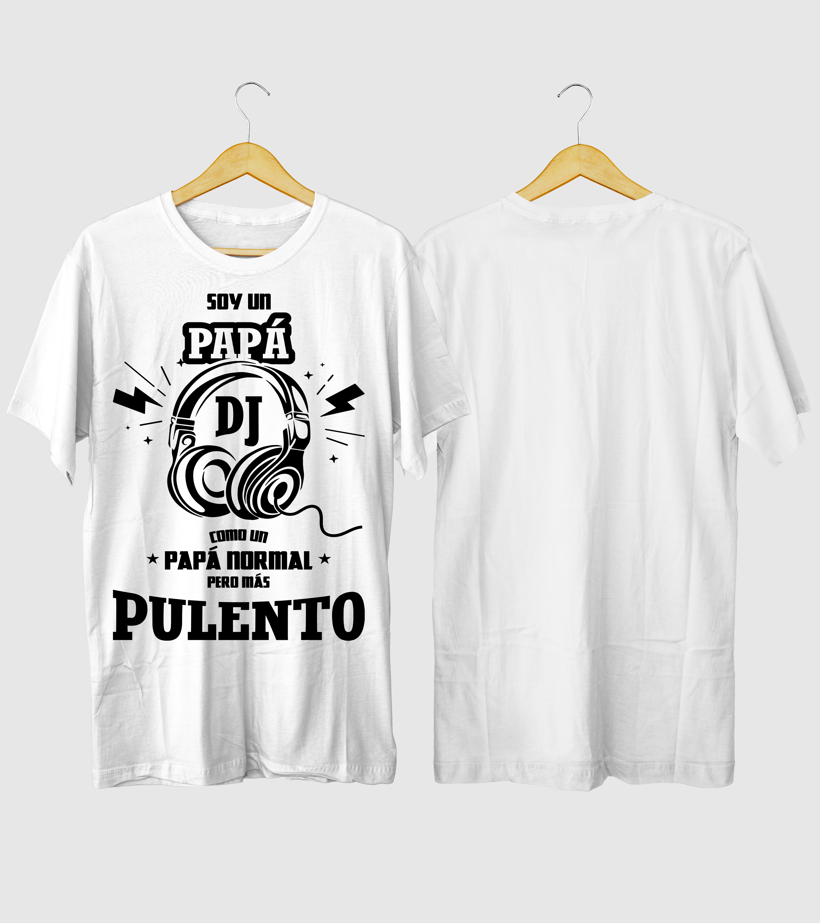 Polera Soy Un Papá Dj - Dia Del Padre