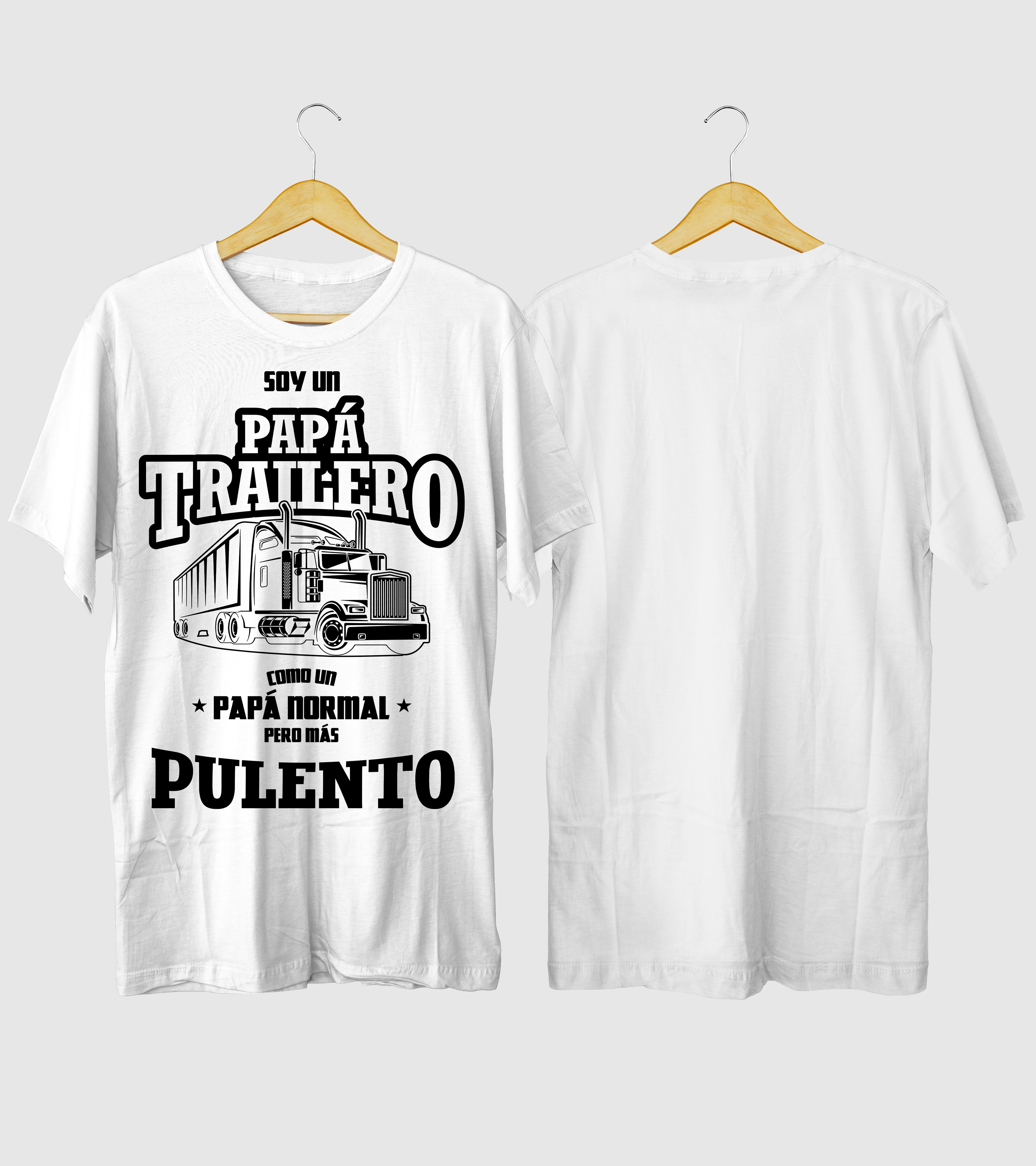 Polera Soy Un Papá Trailero - Dia Del Padre