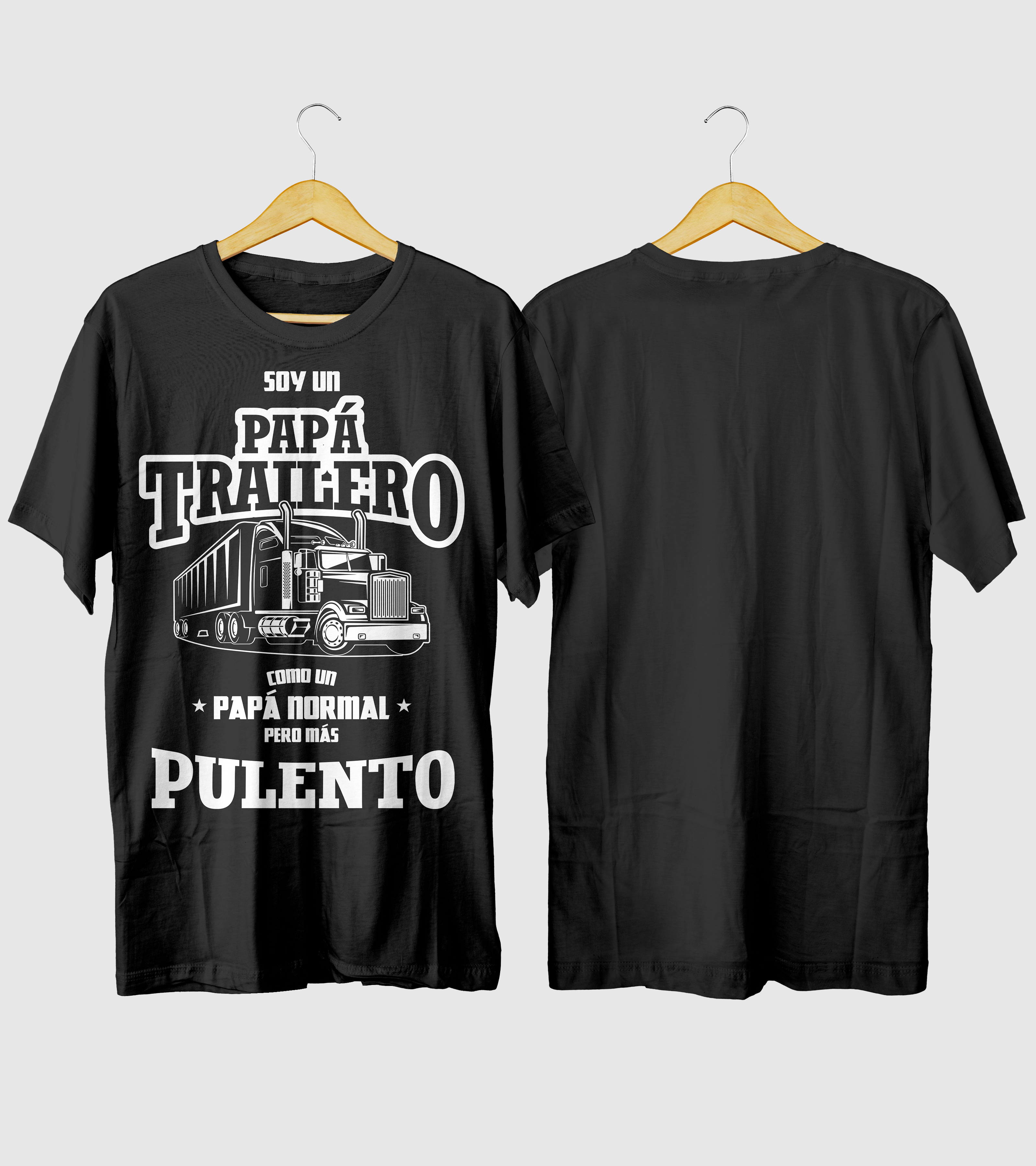 Polera Soy Un Papá Trailero - Dia Del Padre