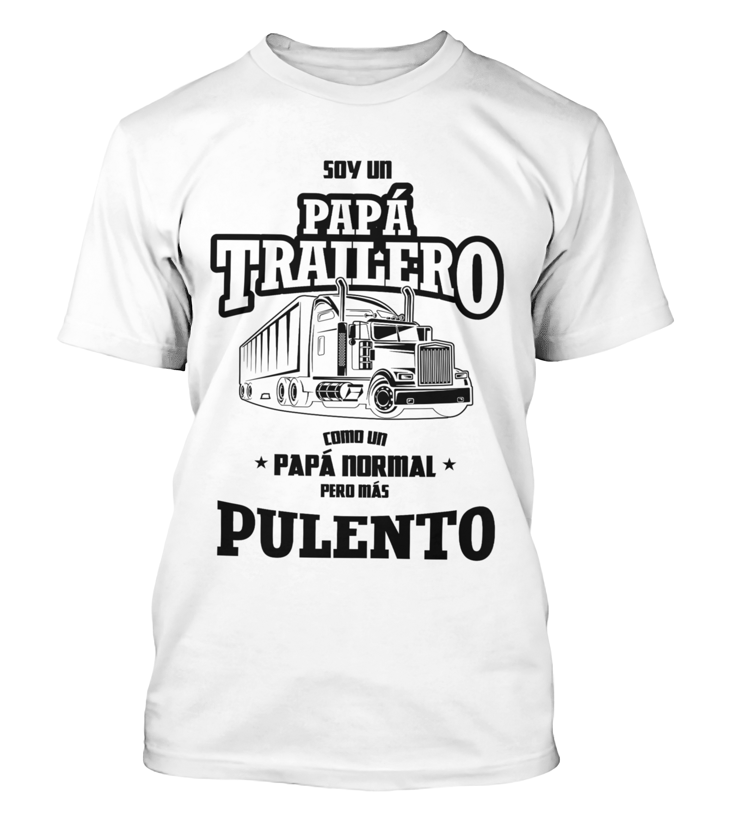 Polera Soy Un Papá Trailero - Dia Del Padre
