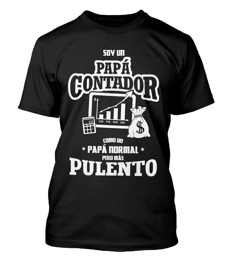 Polera Soy Un Papá Contador - Dia Del Padre