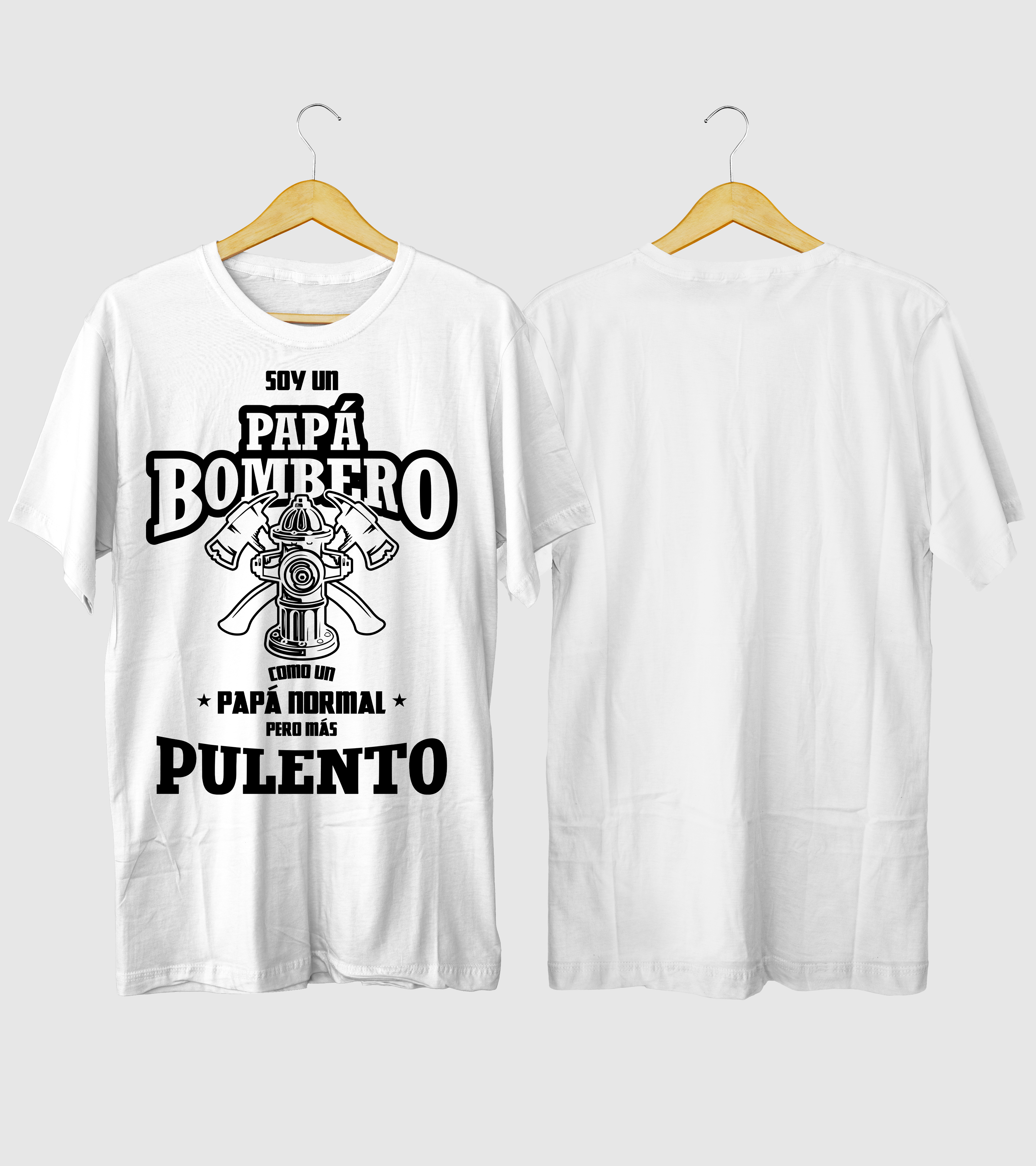 Polera Soy Un Papá Bombero - Dia Del Padre