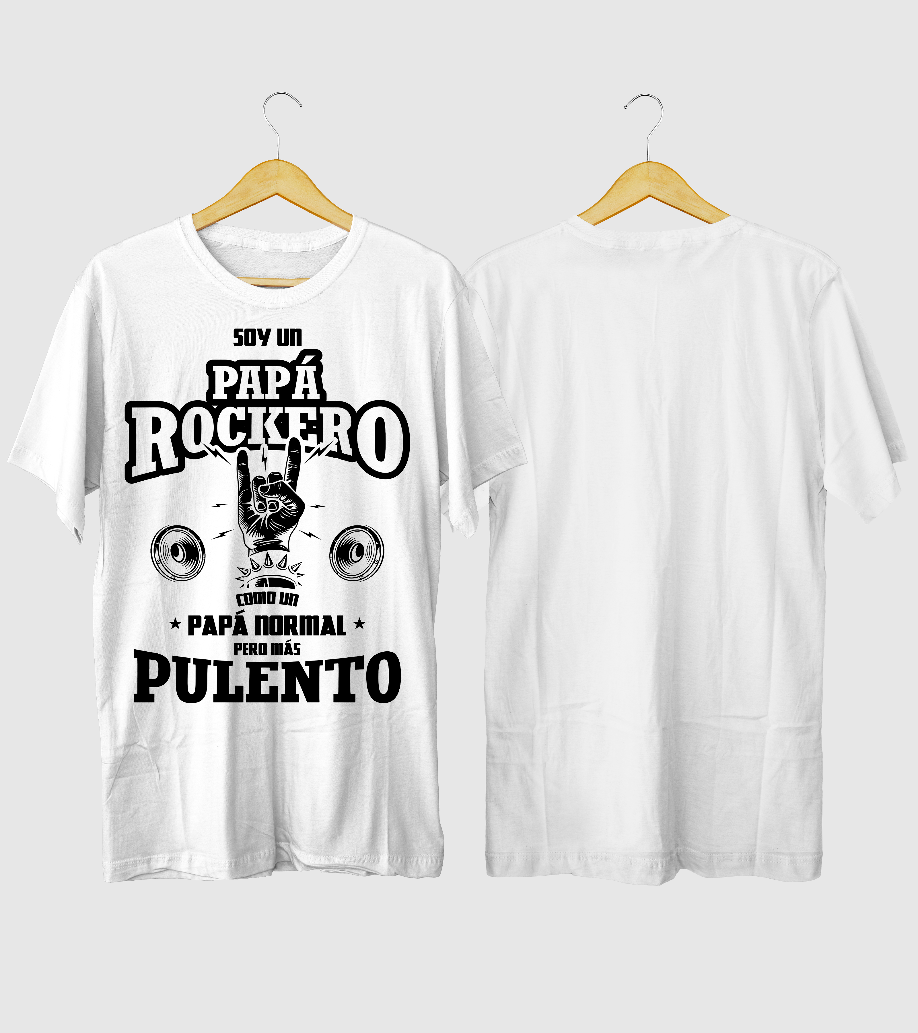Polera Soy Un Papá Rockero - Dia Del Padre