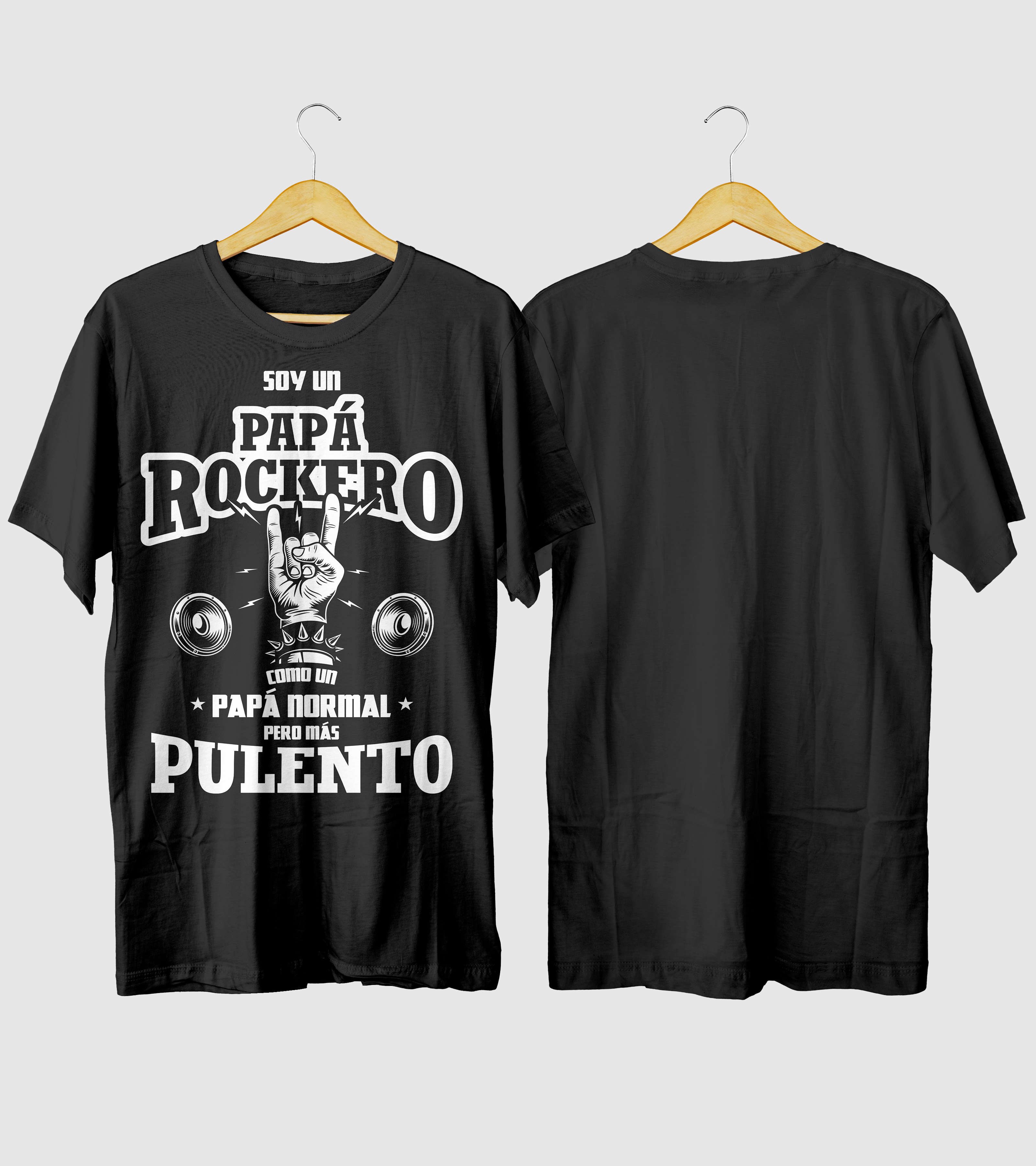 Polera Soy Un Papá Rockero - Dia Del Padre