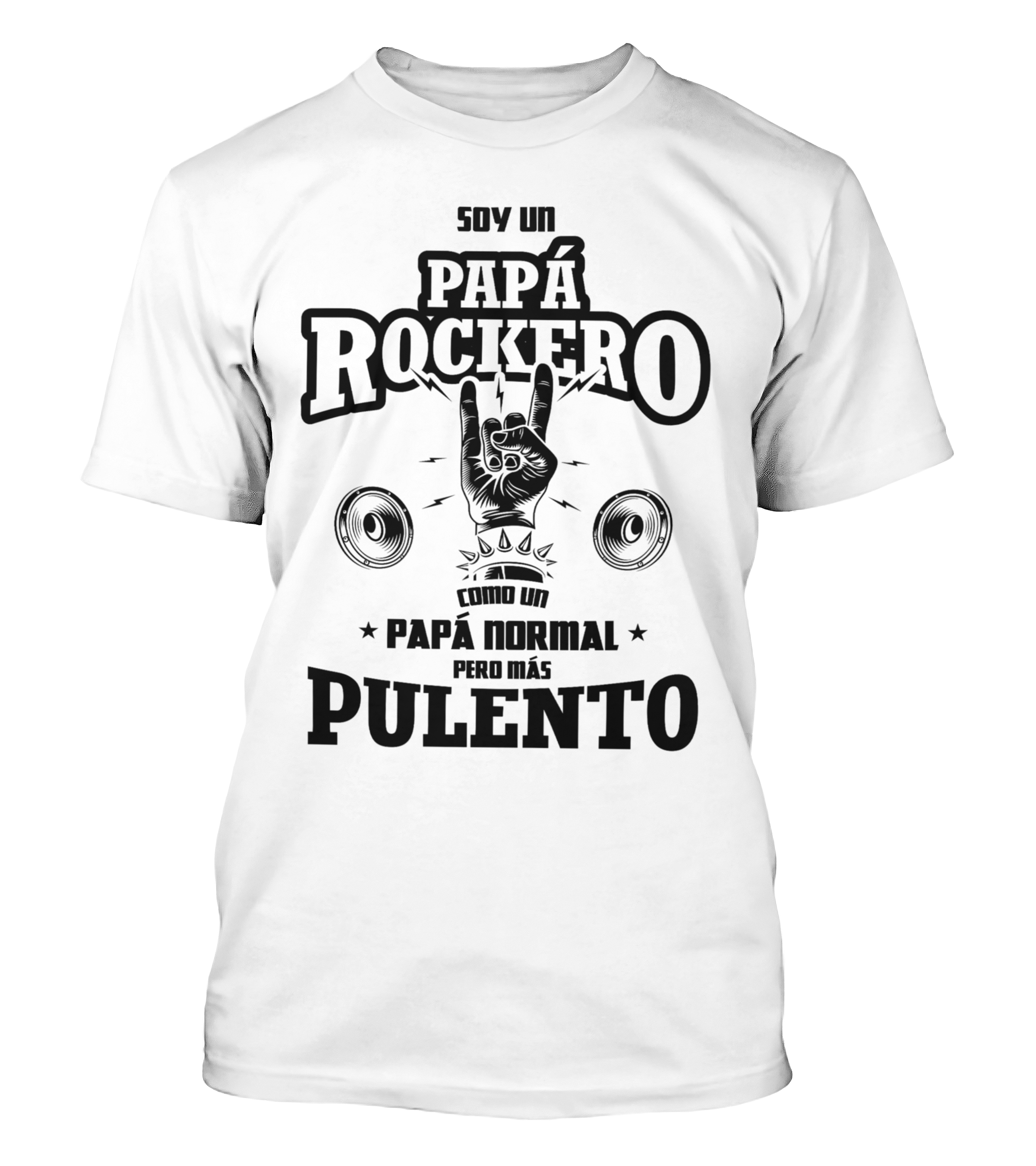 Polera Soy Un Papá Rockero - Dia Del Padre