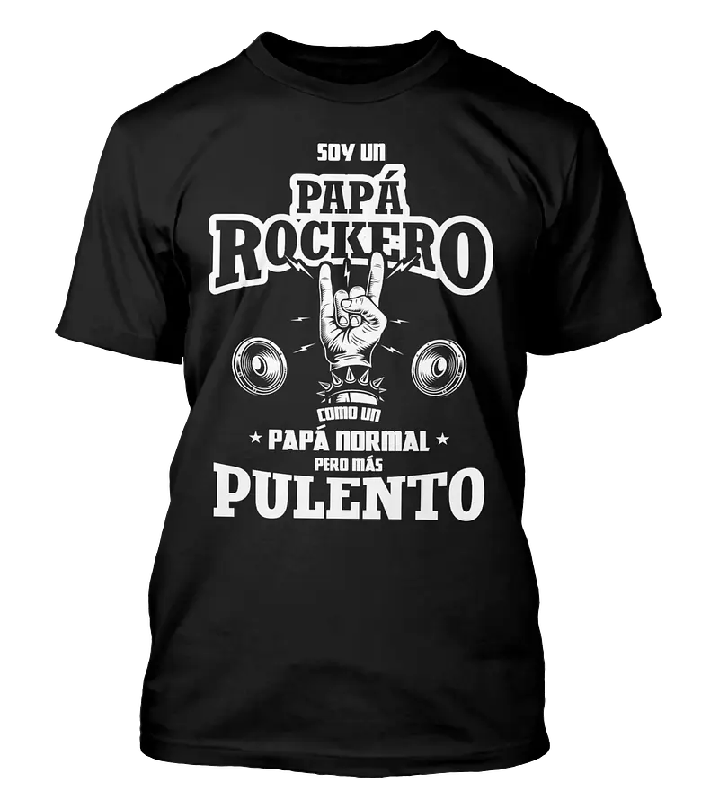 Polera Soy Un Papá Rockero - Dia Del Padre