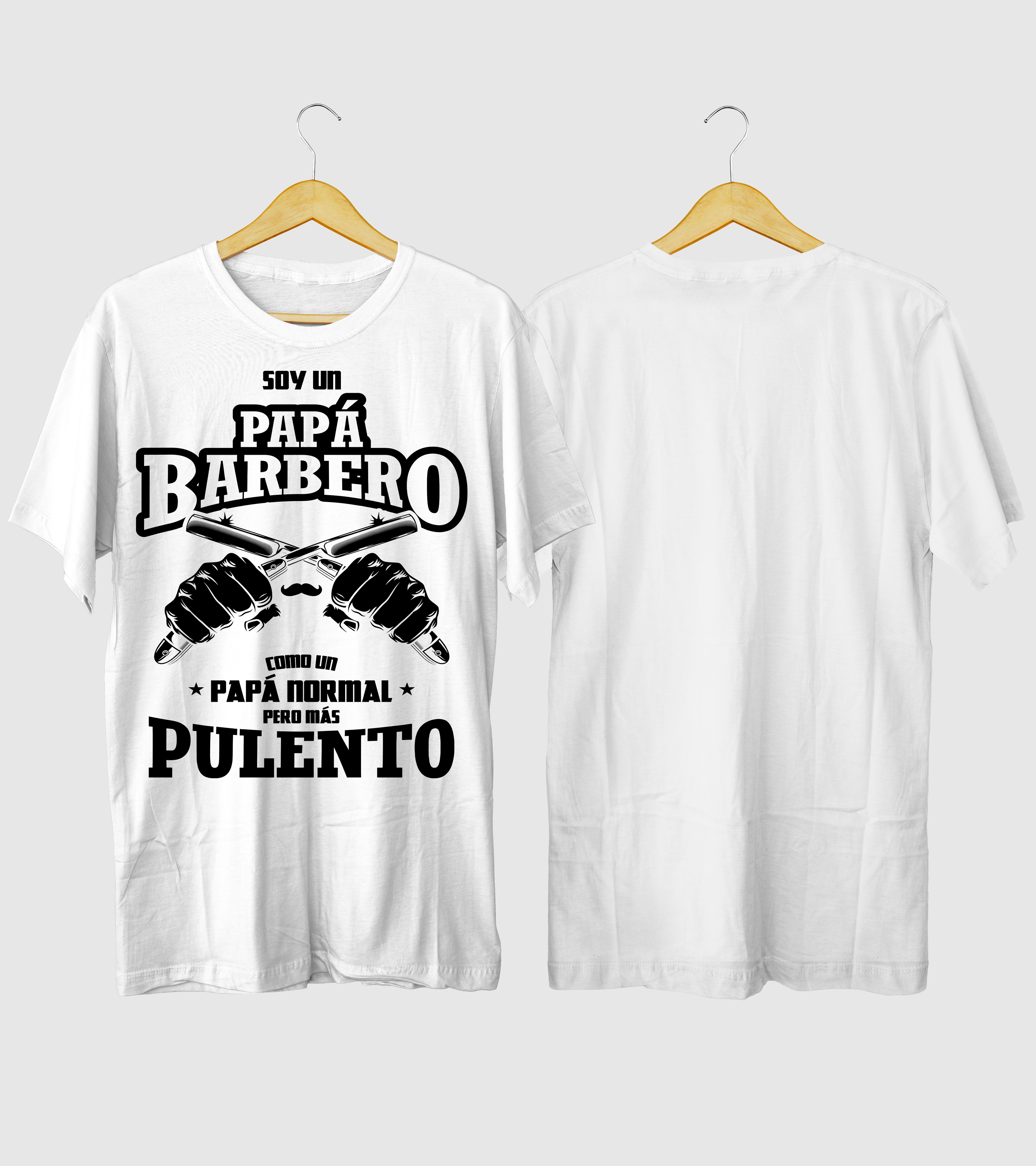 Polera Soy Un Papá Barbero - Dia Del Padre